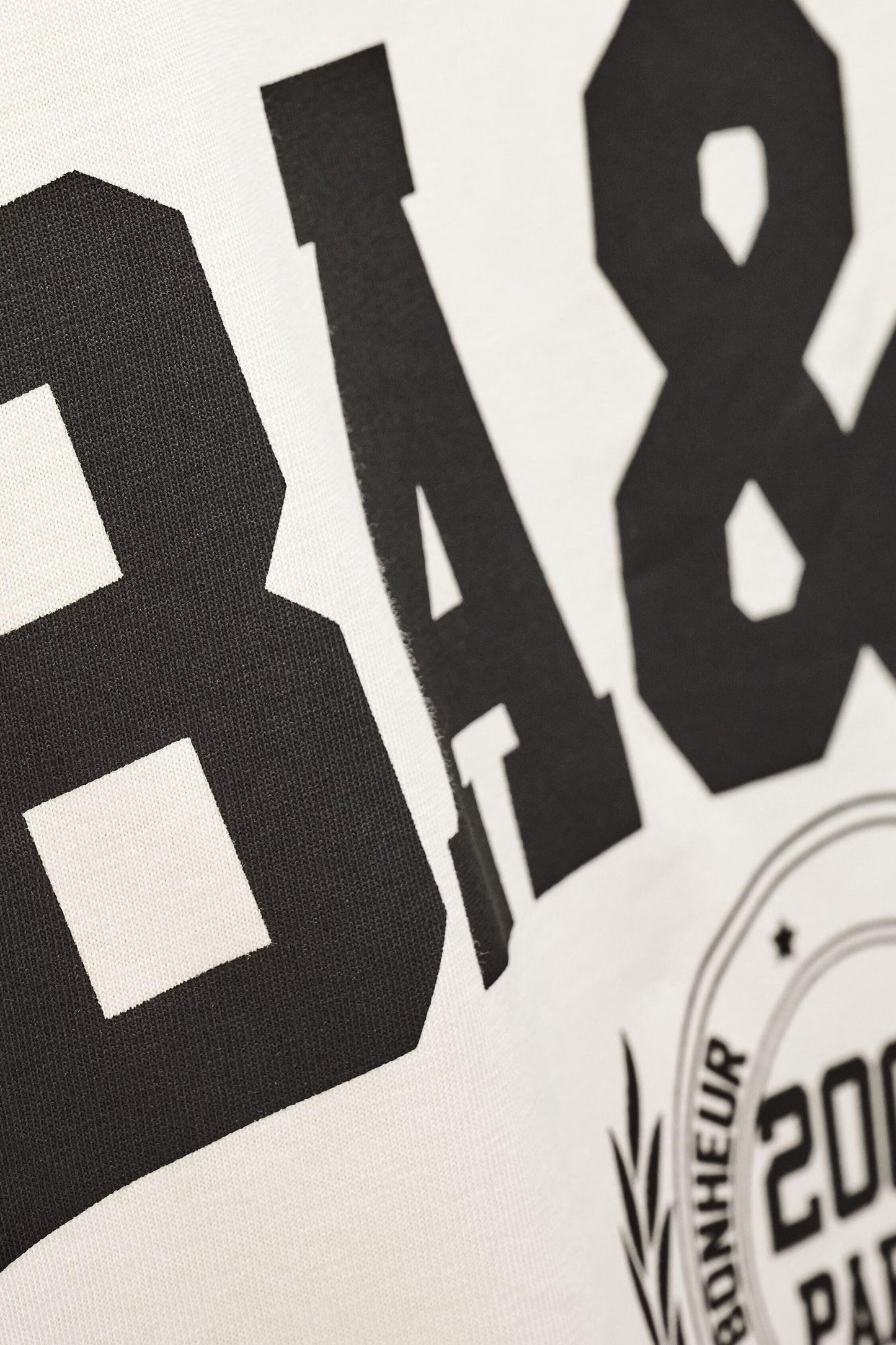 ba&sh College Style T-Shirt Ioni Off-White