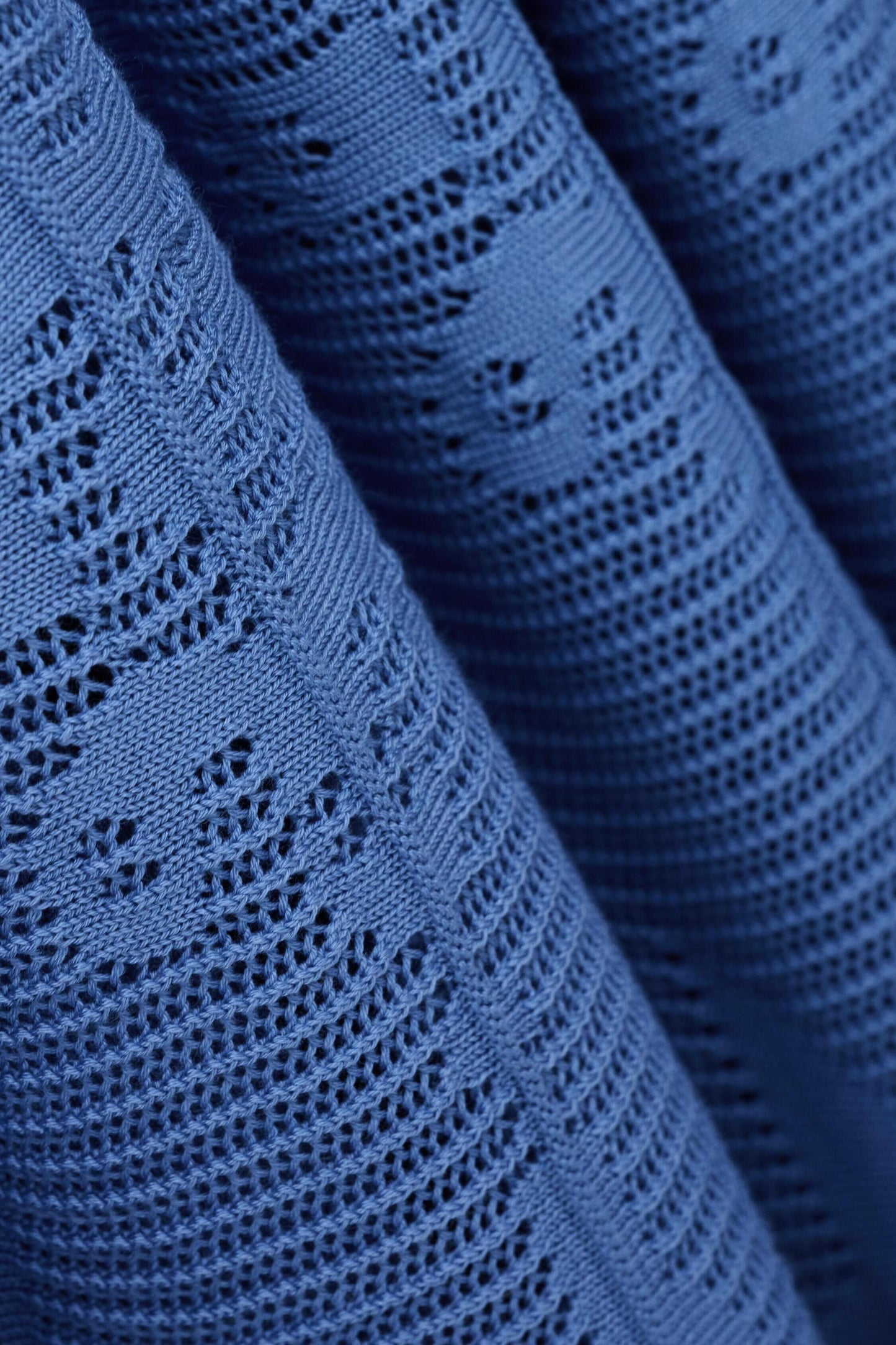 ba&sh Knit Maxi Skirt Serta Blue