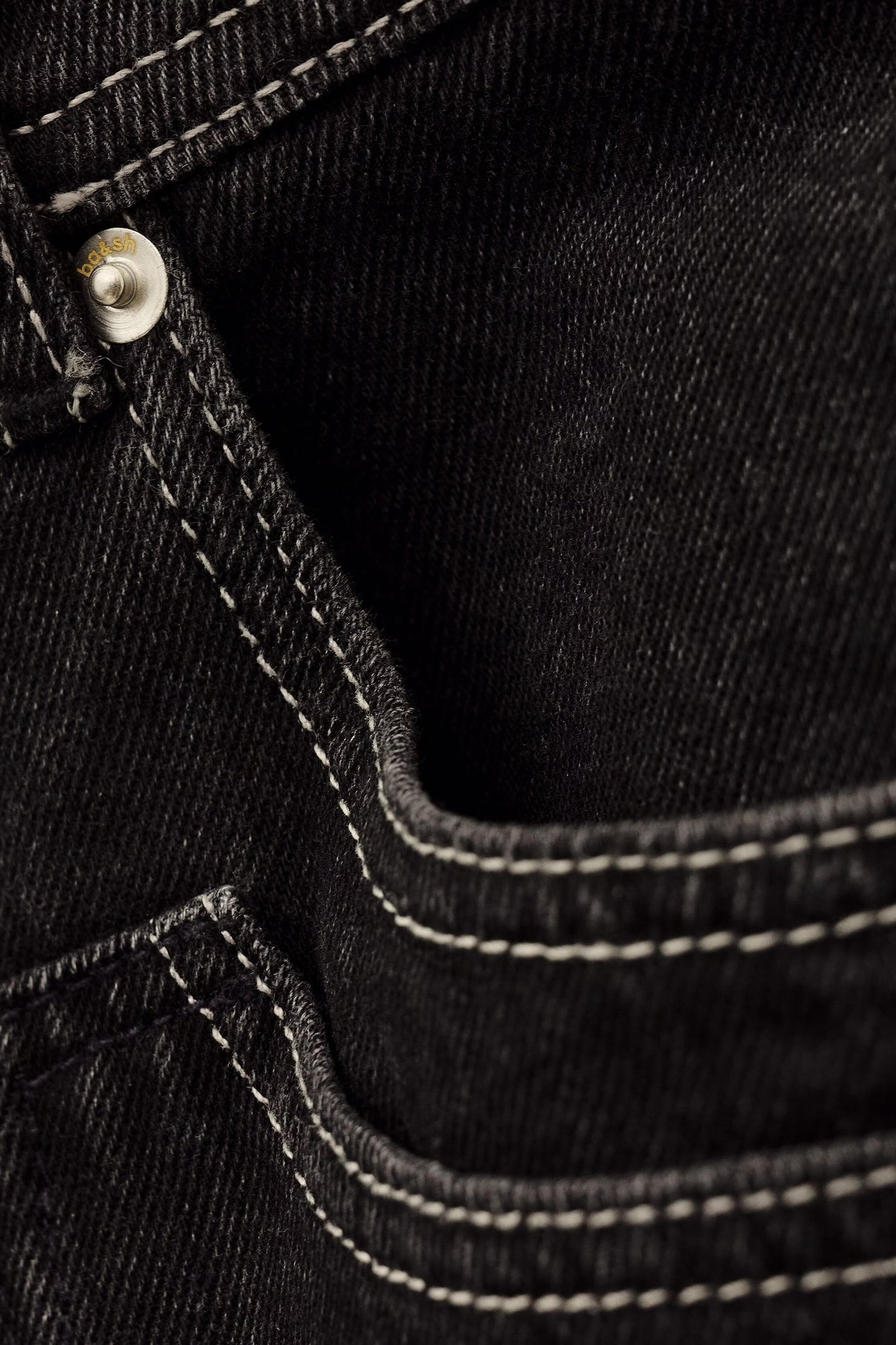 ba&sh Straight Leg Jeans Noel Gray