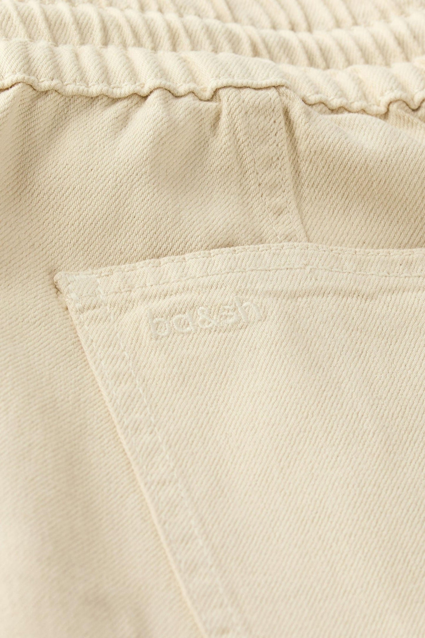 ba&sh Loose Straight-Leg Pants Fima Off-White
