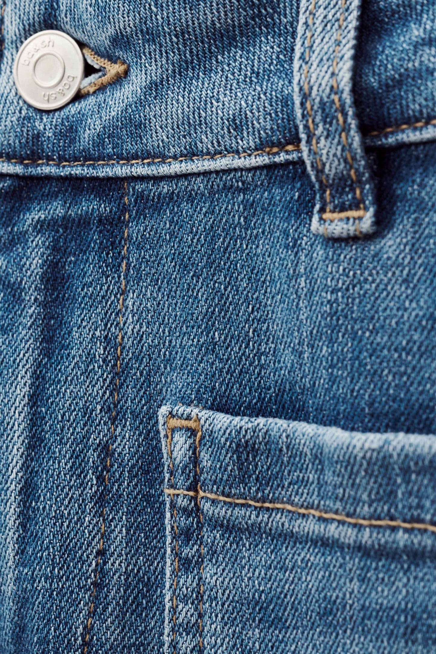 ba&sh Medium-Rise Jeans Ross Blue