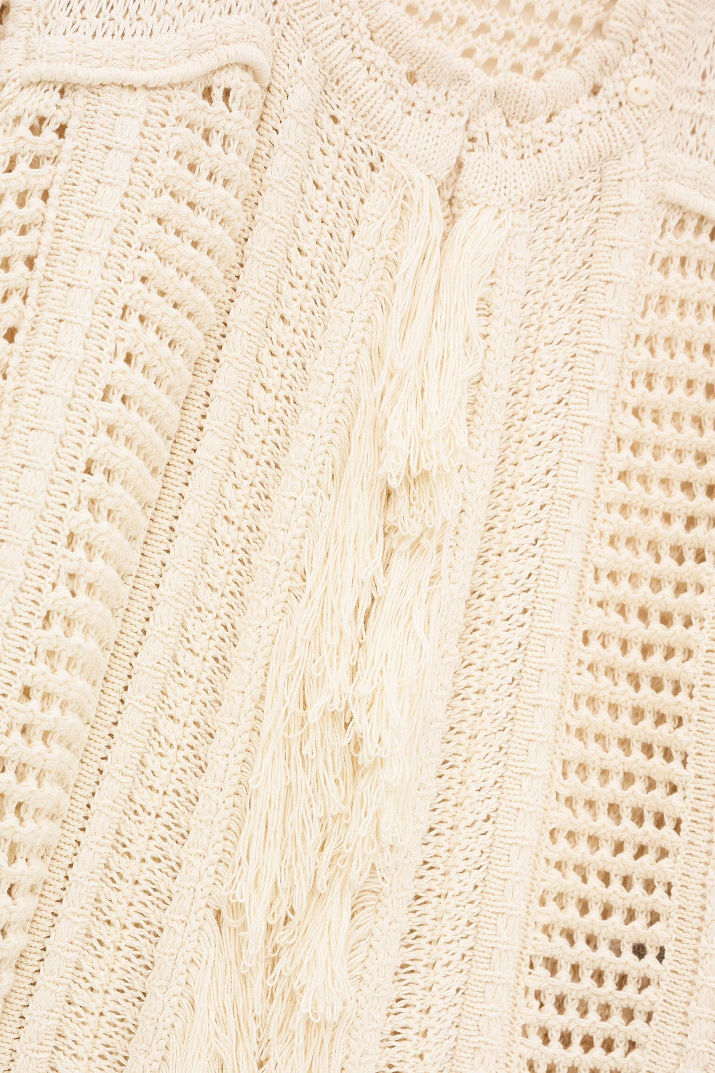 ba&sh Knit Cardigan Bianca Off-White