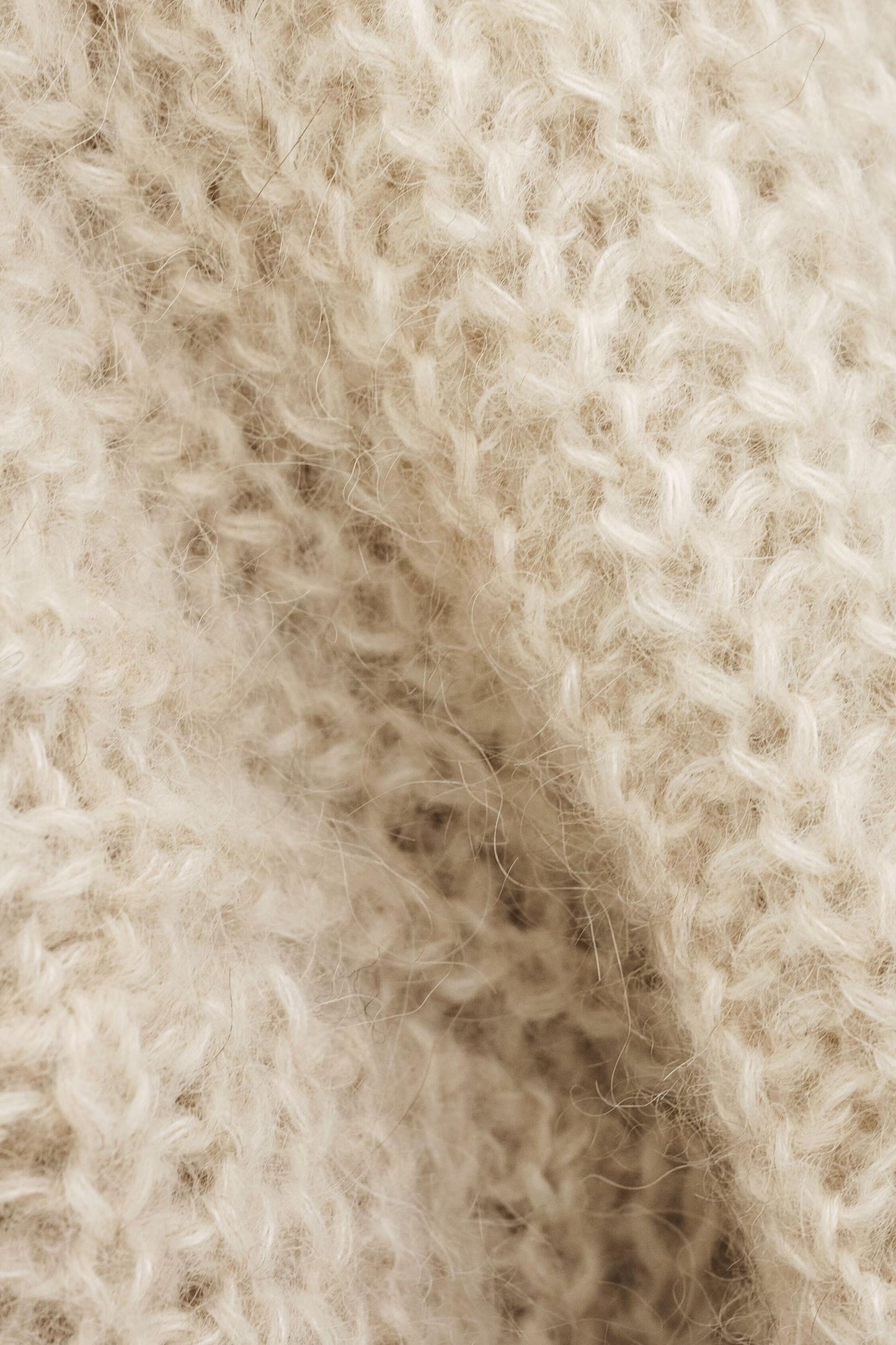 ba&sh Loose-Fitting Sweater Beltane White