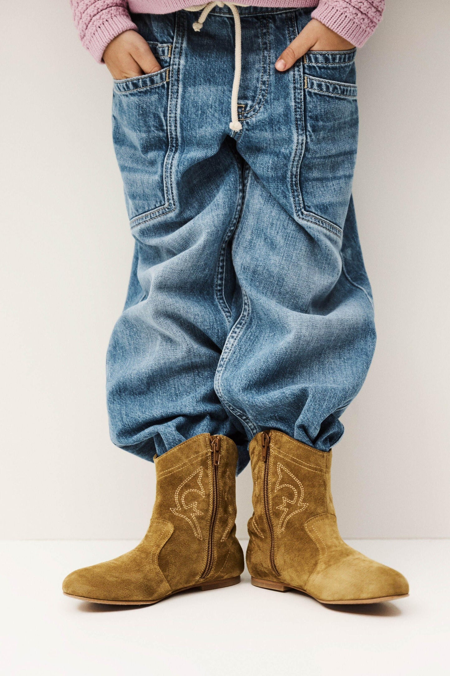 ba&sh Western-Style Ankle Boots Cara Brown