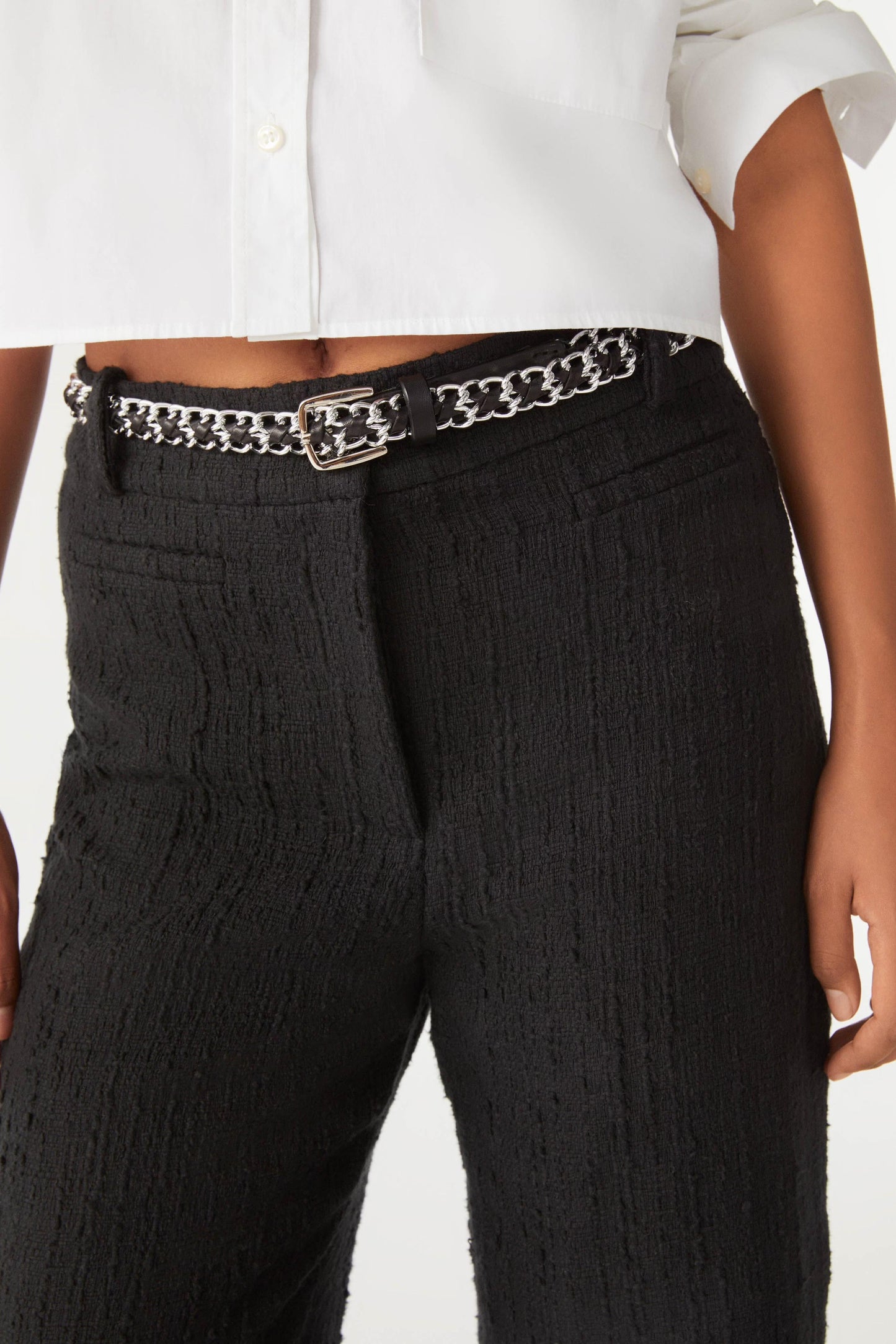 ba&sh Metal Belt Brooke Gray