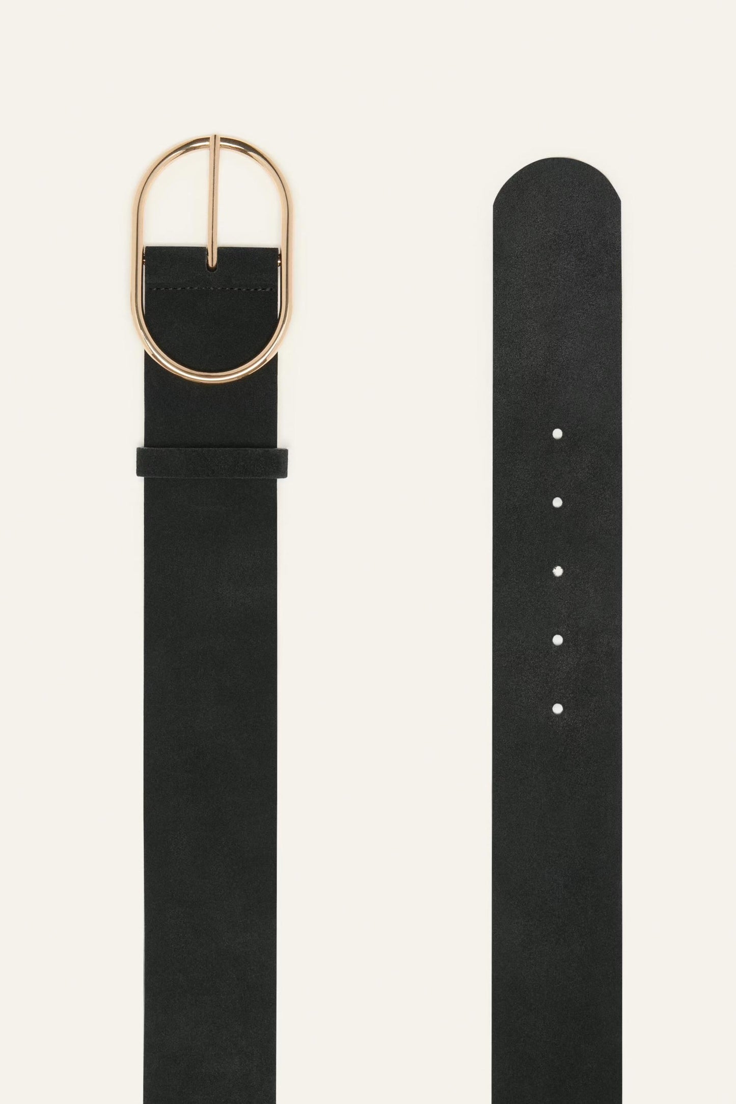 ba&sh Suede Belt Cole Black