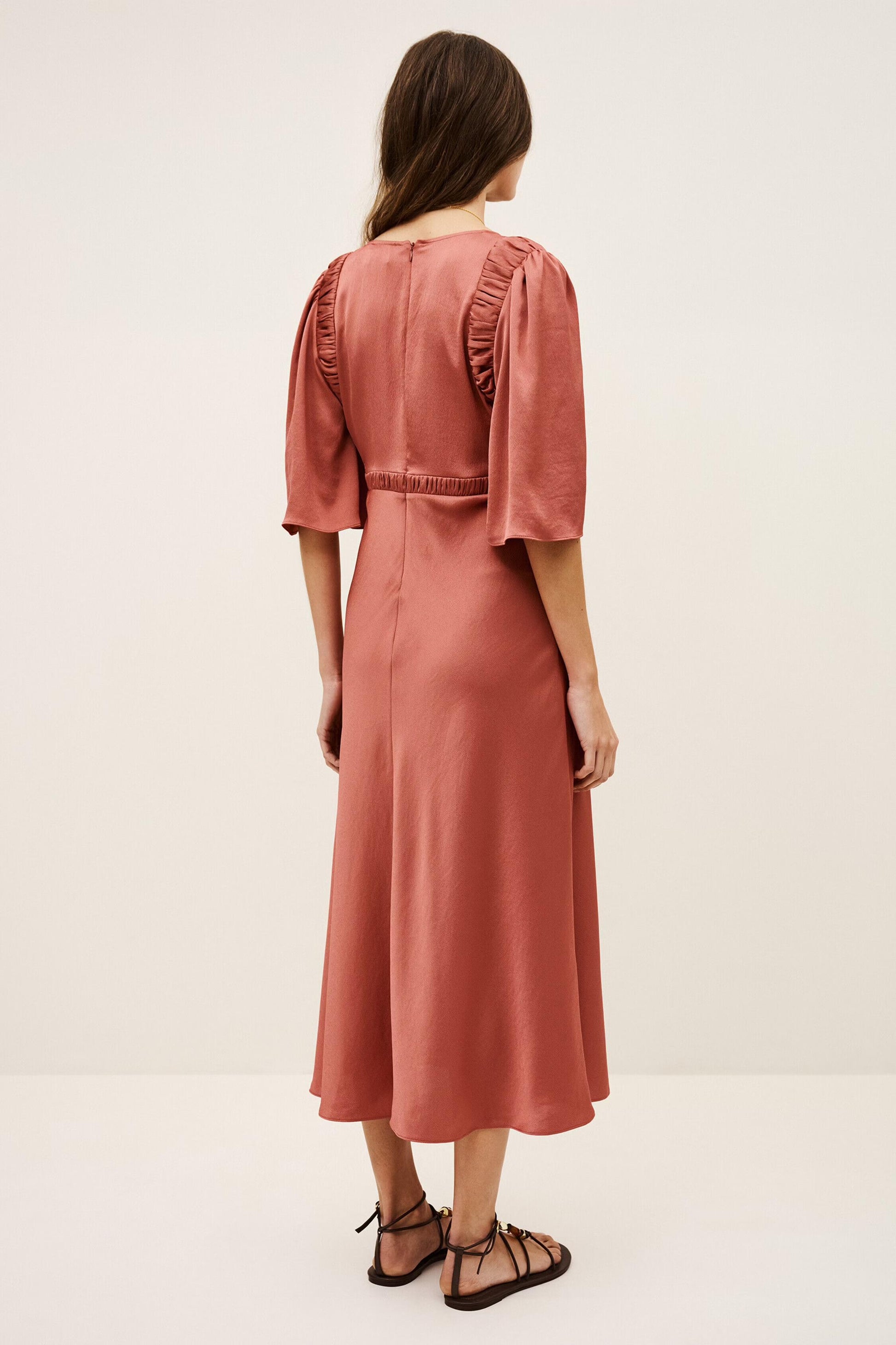 ba&sh Midi Dress Charlotte Pink