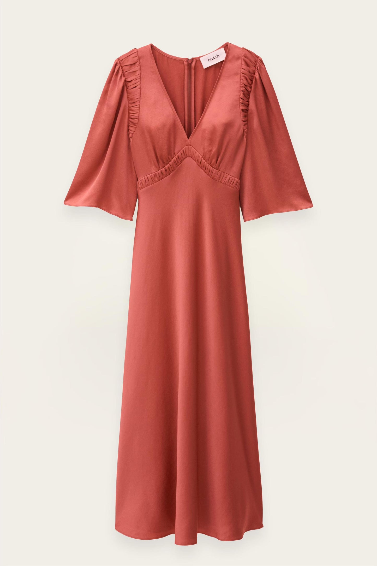 ba&sh Midi Dress Charlotte Pink