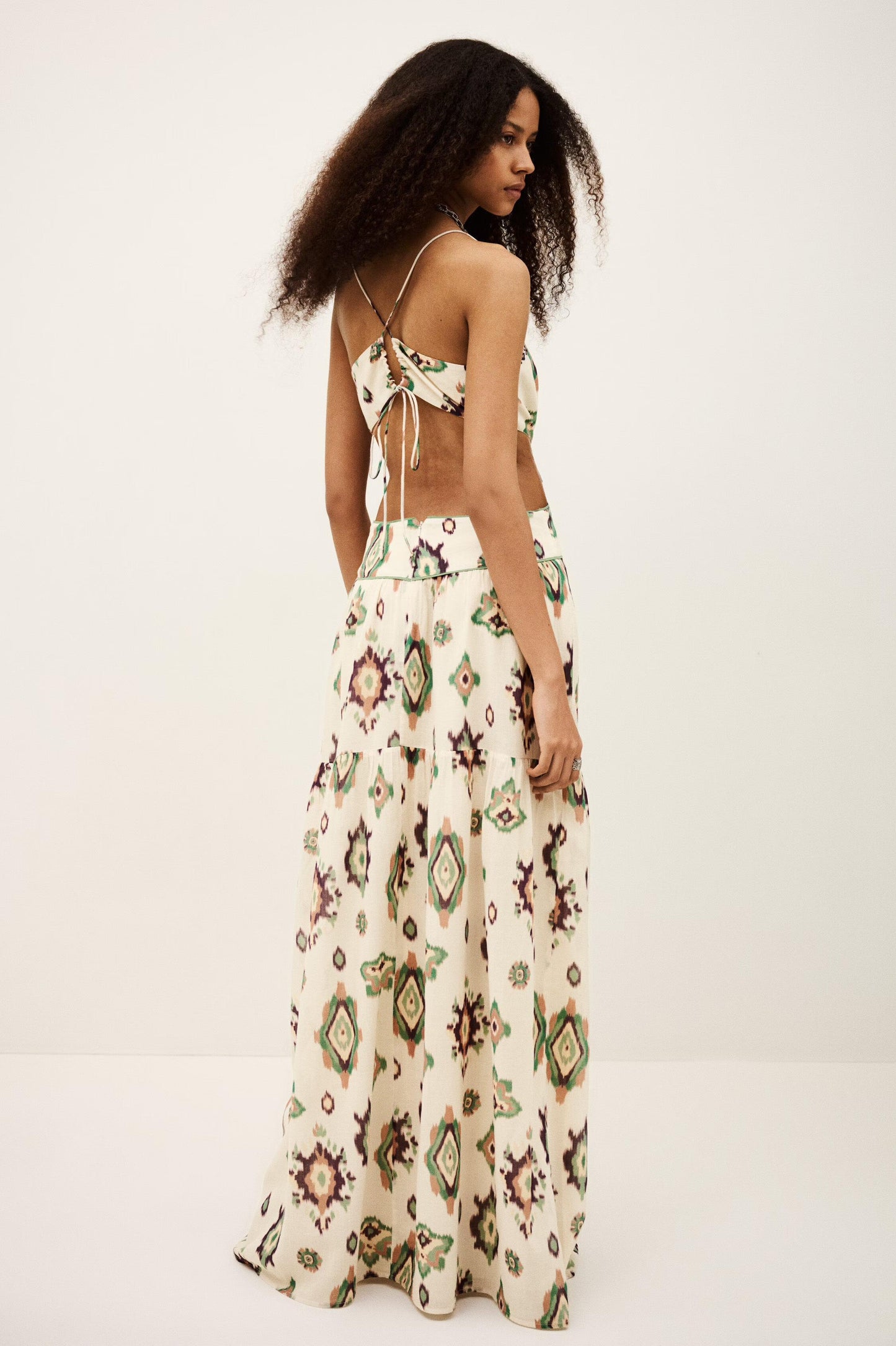 ba&sh Maxi Dress Omelia Off-White