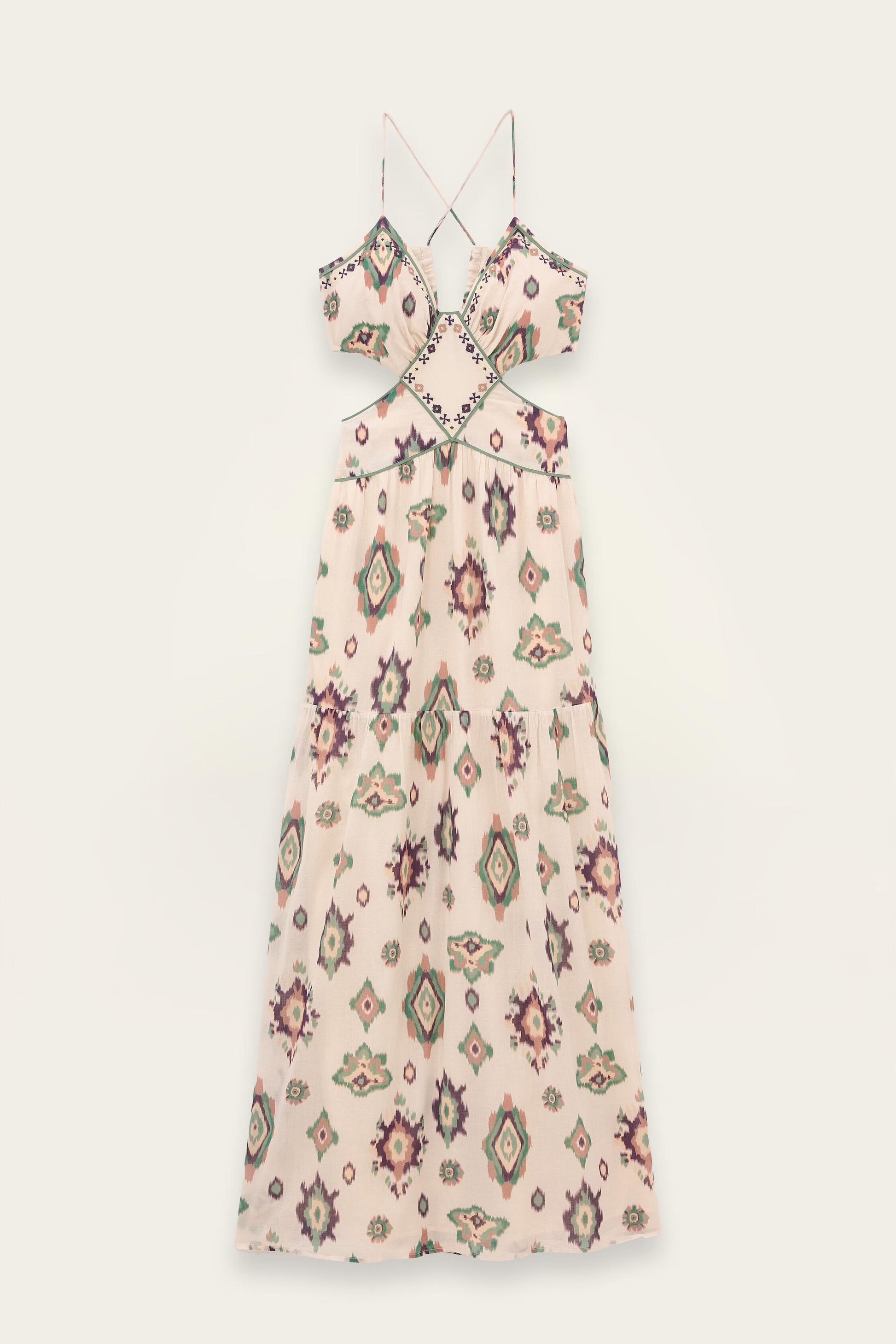 ba&sh Maxi Dress Omelia Off-White