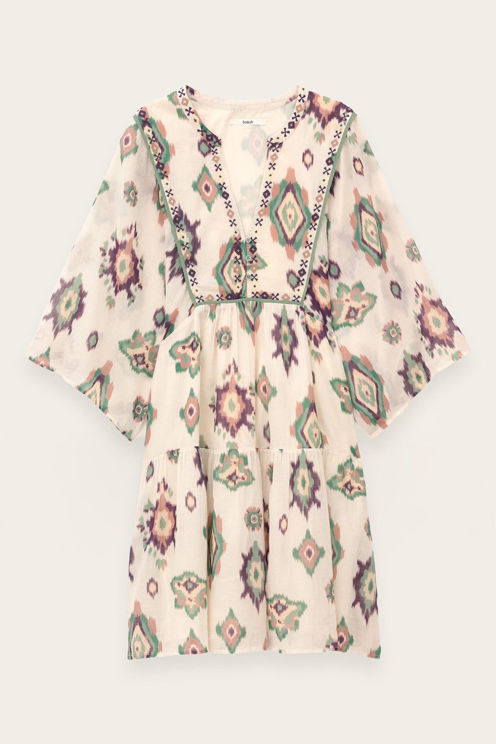 ba&sh Mini Dress Olalie Off-White