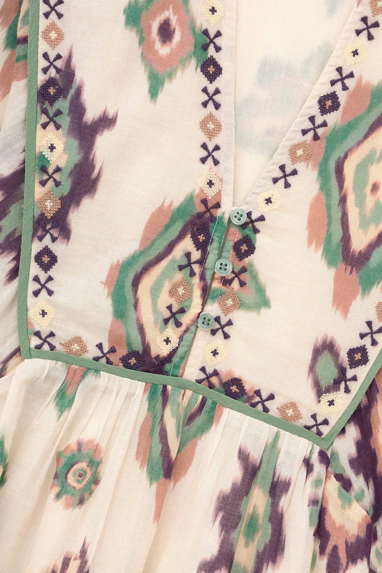 ba&sh Mini Dress Olalie Off-White