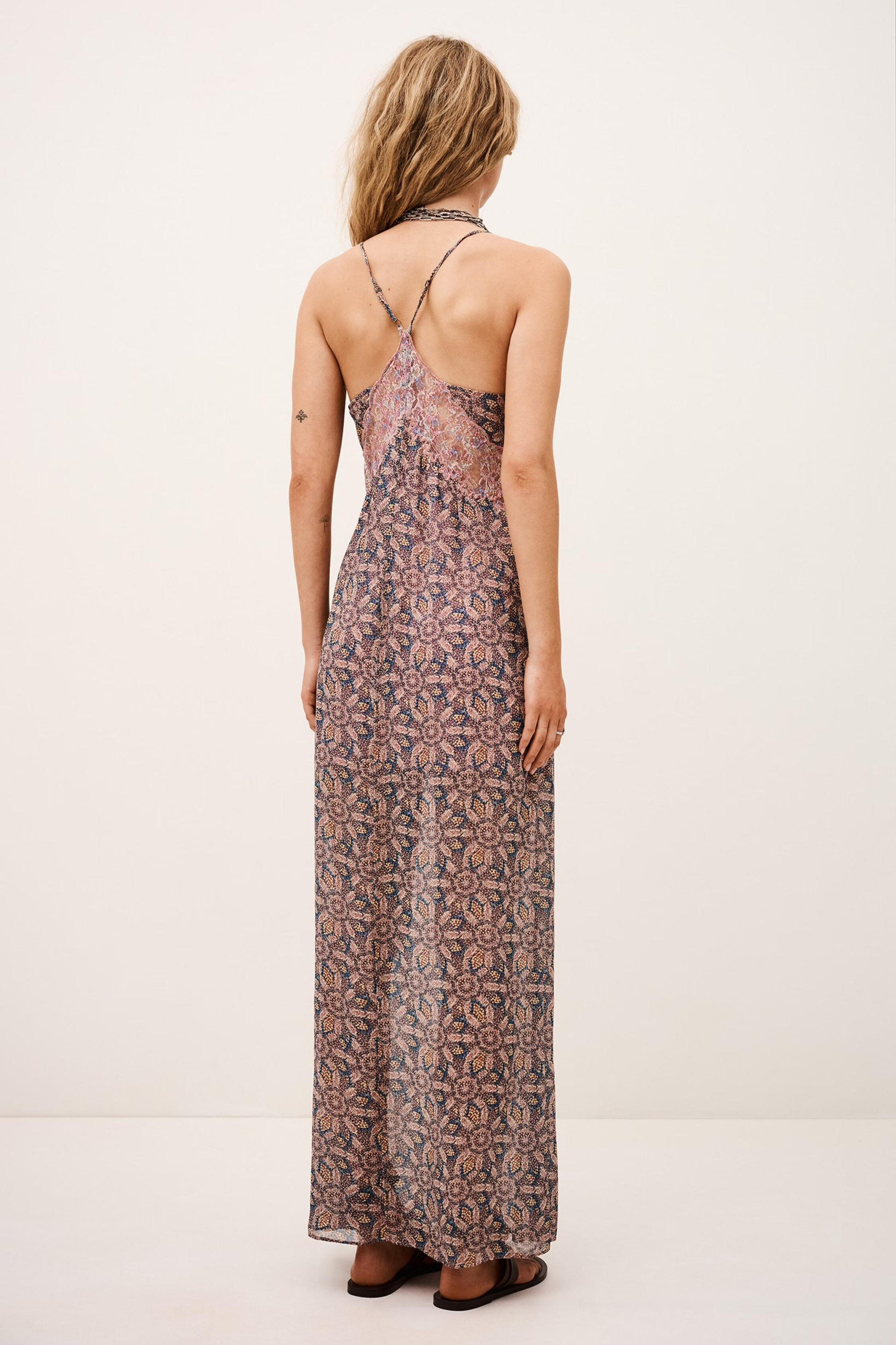 ba&sh Maxi Dress Tama Blue