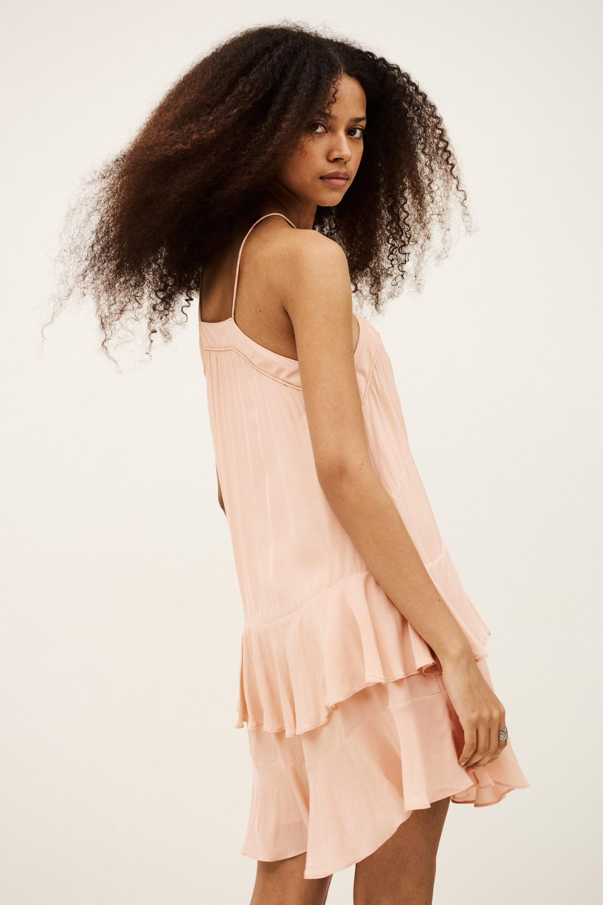 ba&sh Mini Dress Bilona Pink