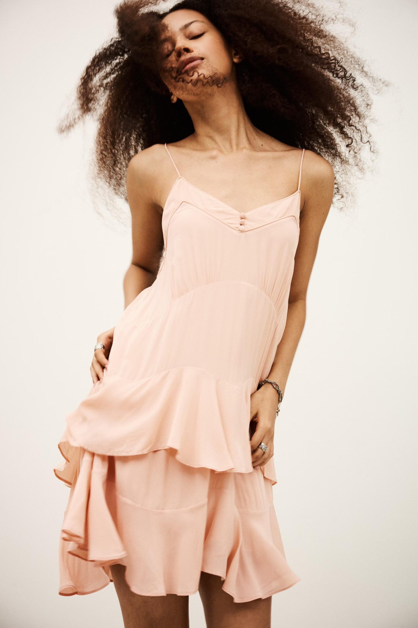 ba&sh Mini Dress Bilona Pink