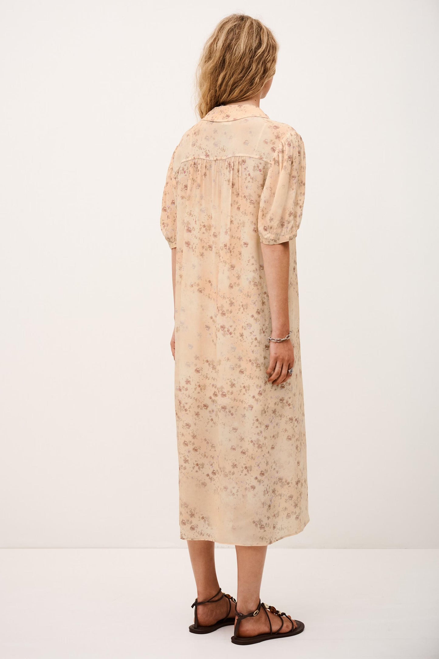ba&sh Dress Norma Off-White