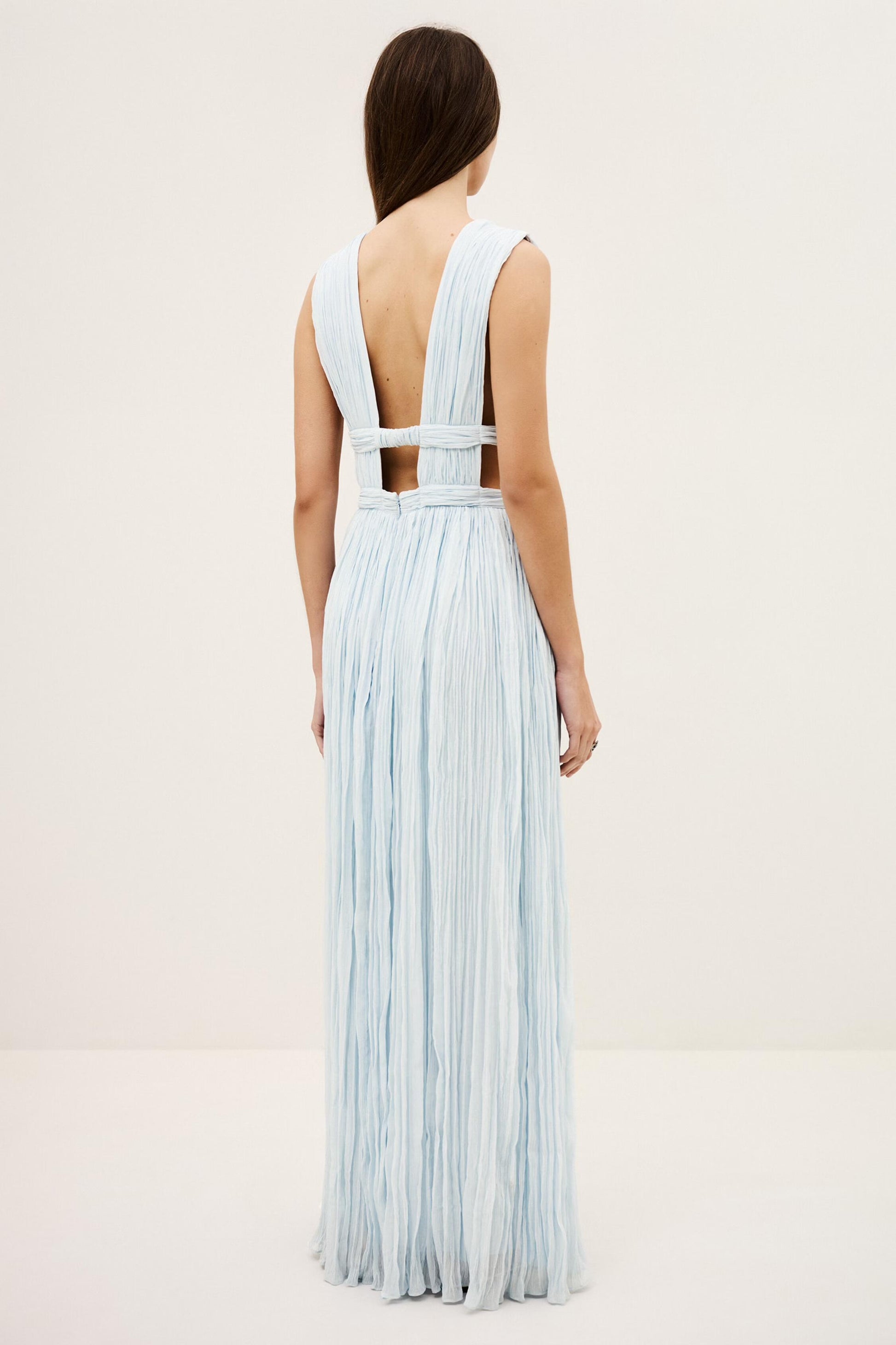 ba&sh Maxi Dress Tania Blue