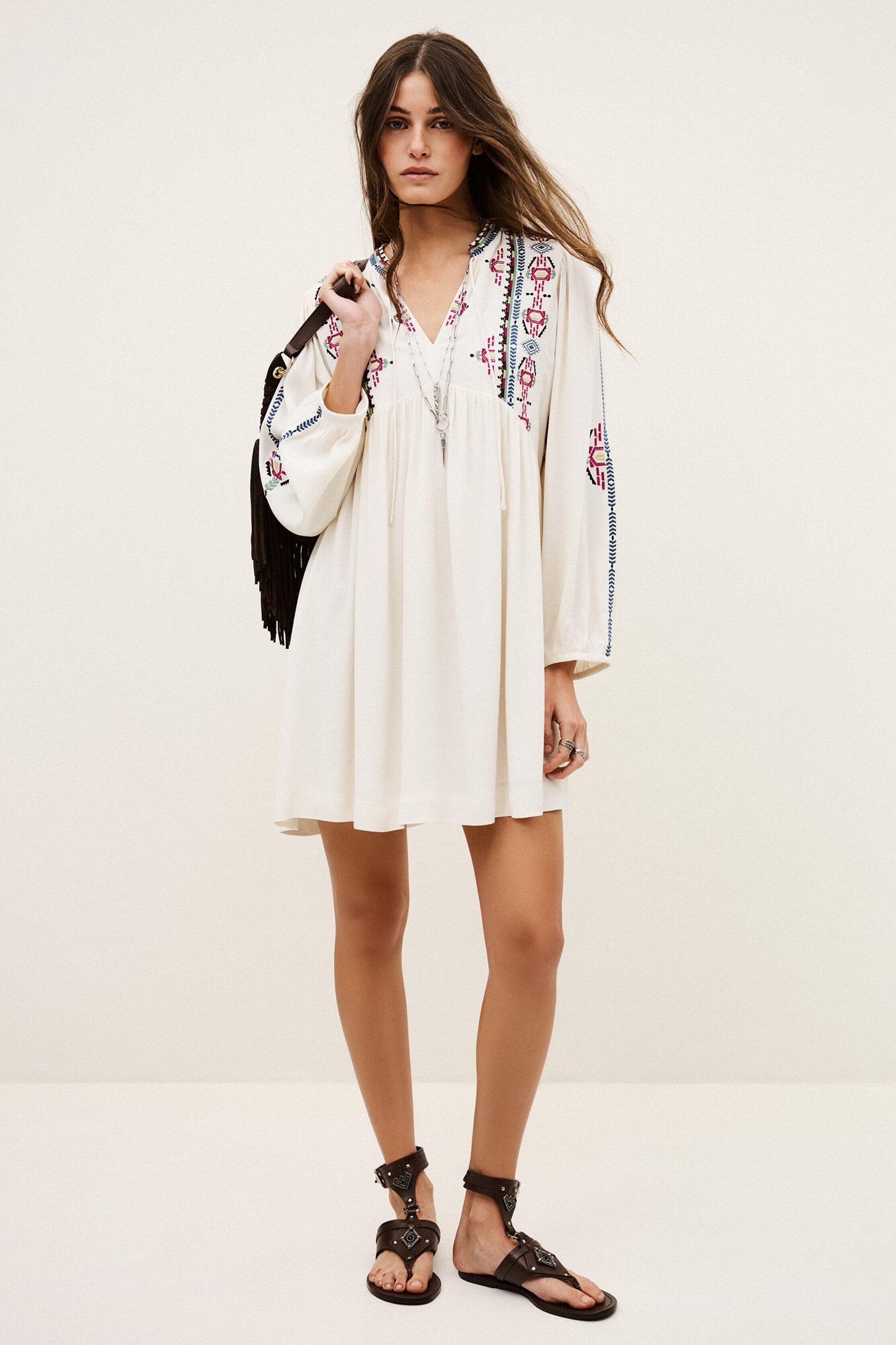 ba&sh Dress Telma Off-White