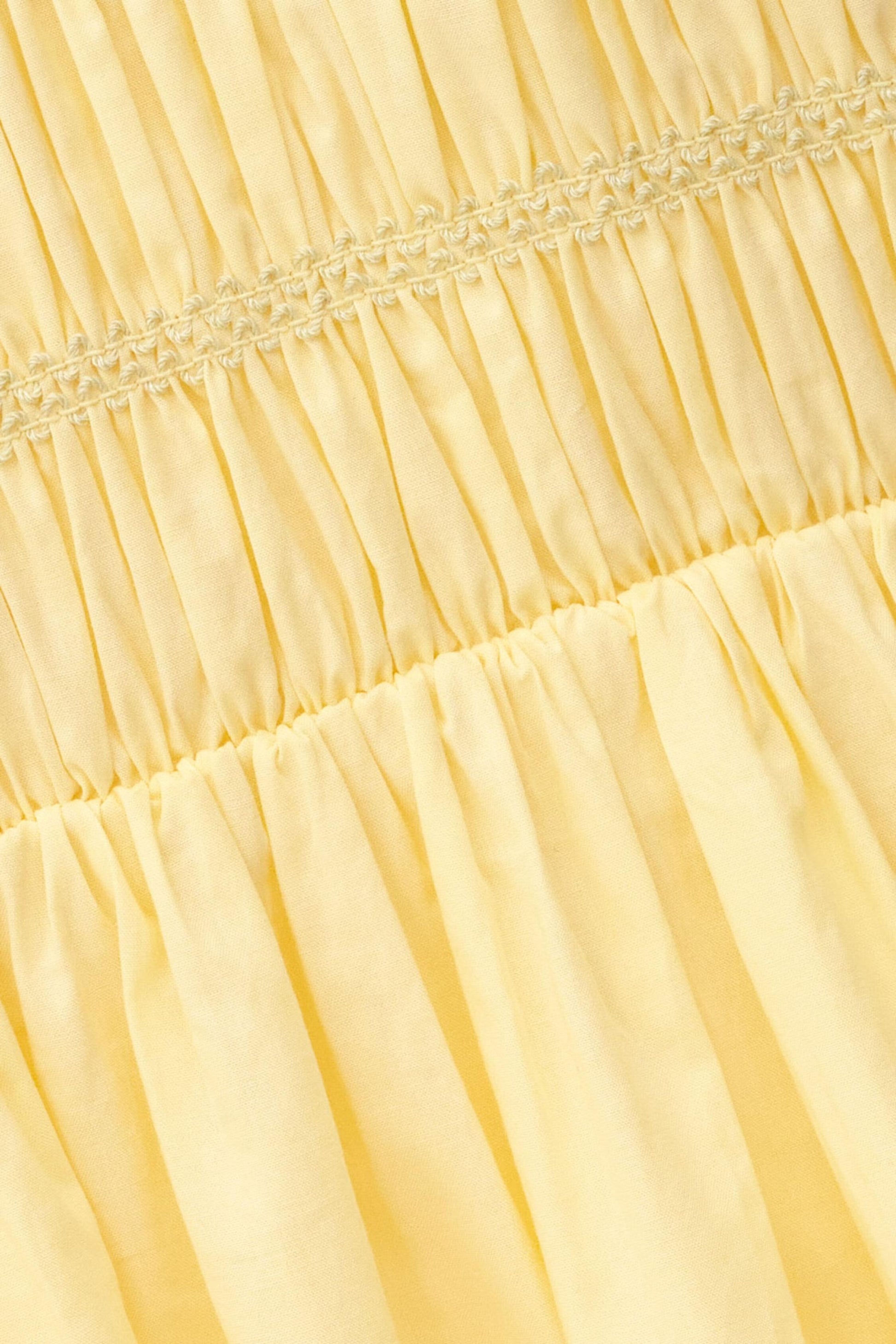 ba&sh Smocked Maxi Dress Eris Yellow