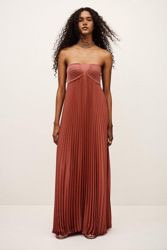 ba&sh Maxi Dress Willow Pink