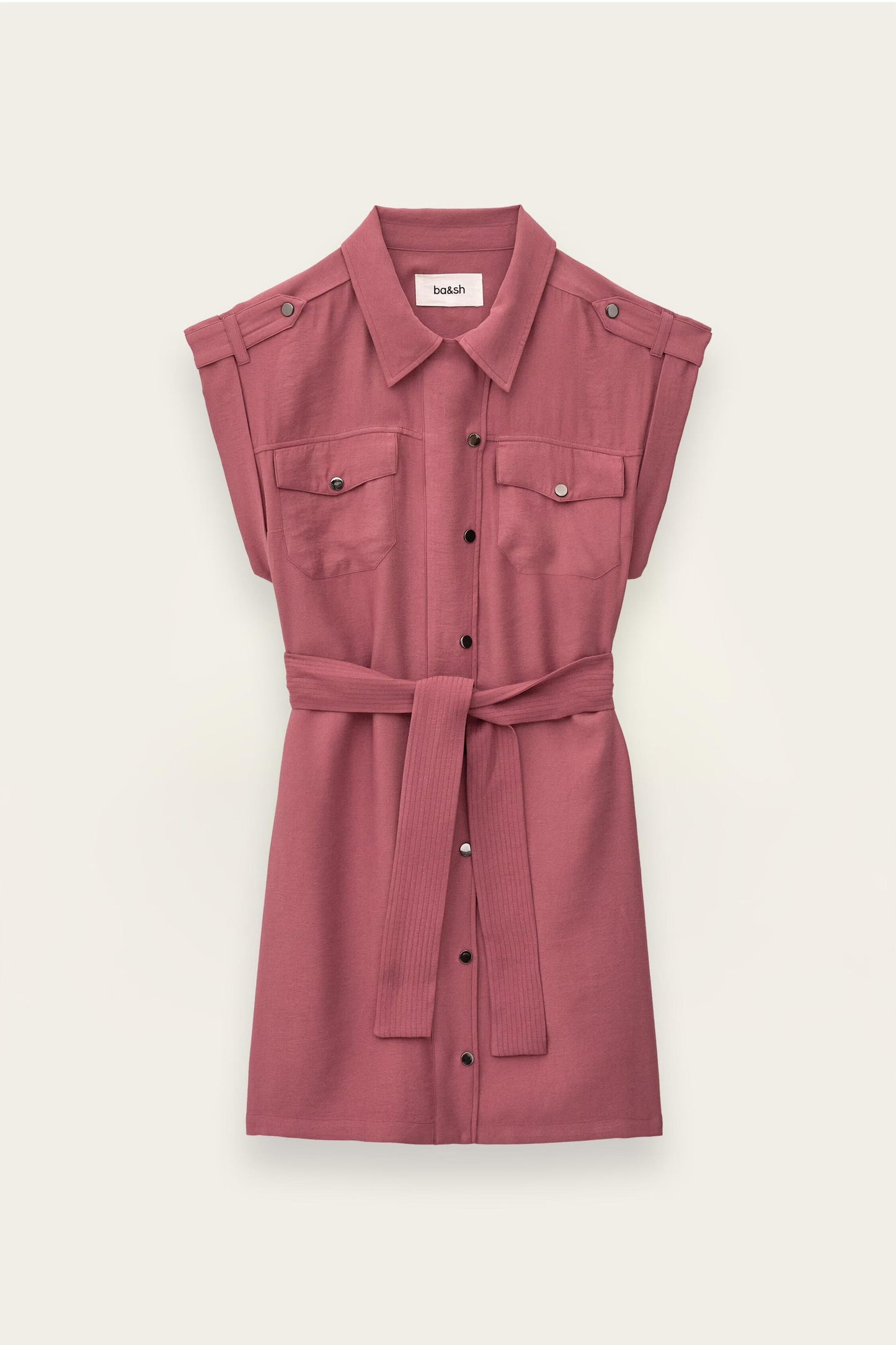 ba&sh Mini Dress Diala Pink