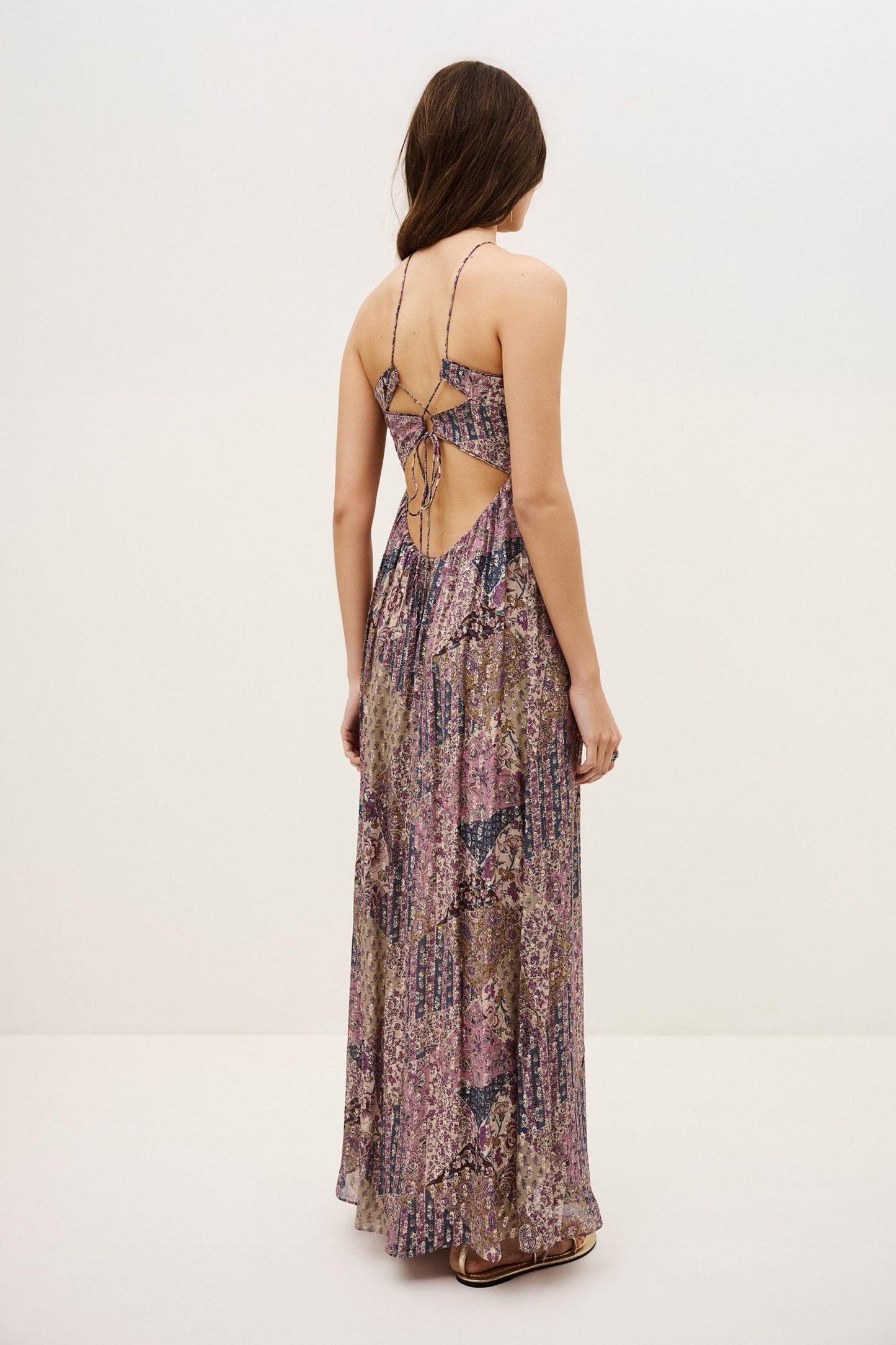 ba&sh Maxi Dress Pietra Pink
