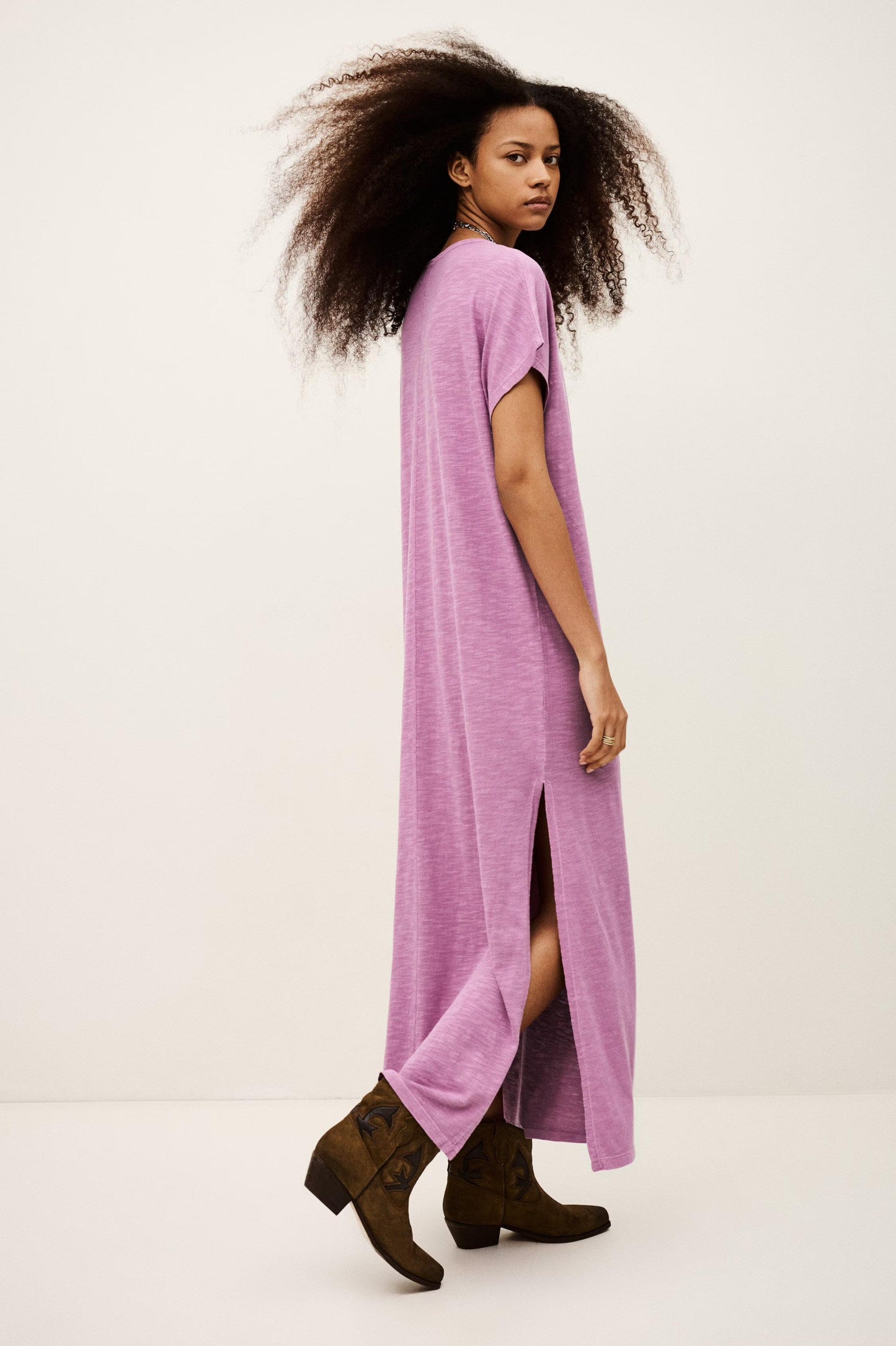 ba&sh T-Shirt Dress Civia Pink