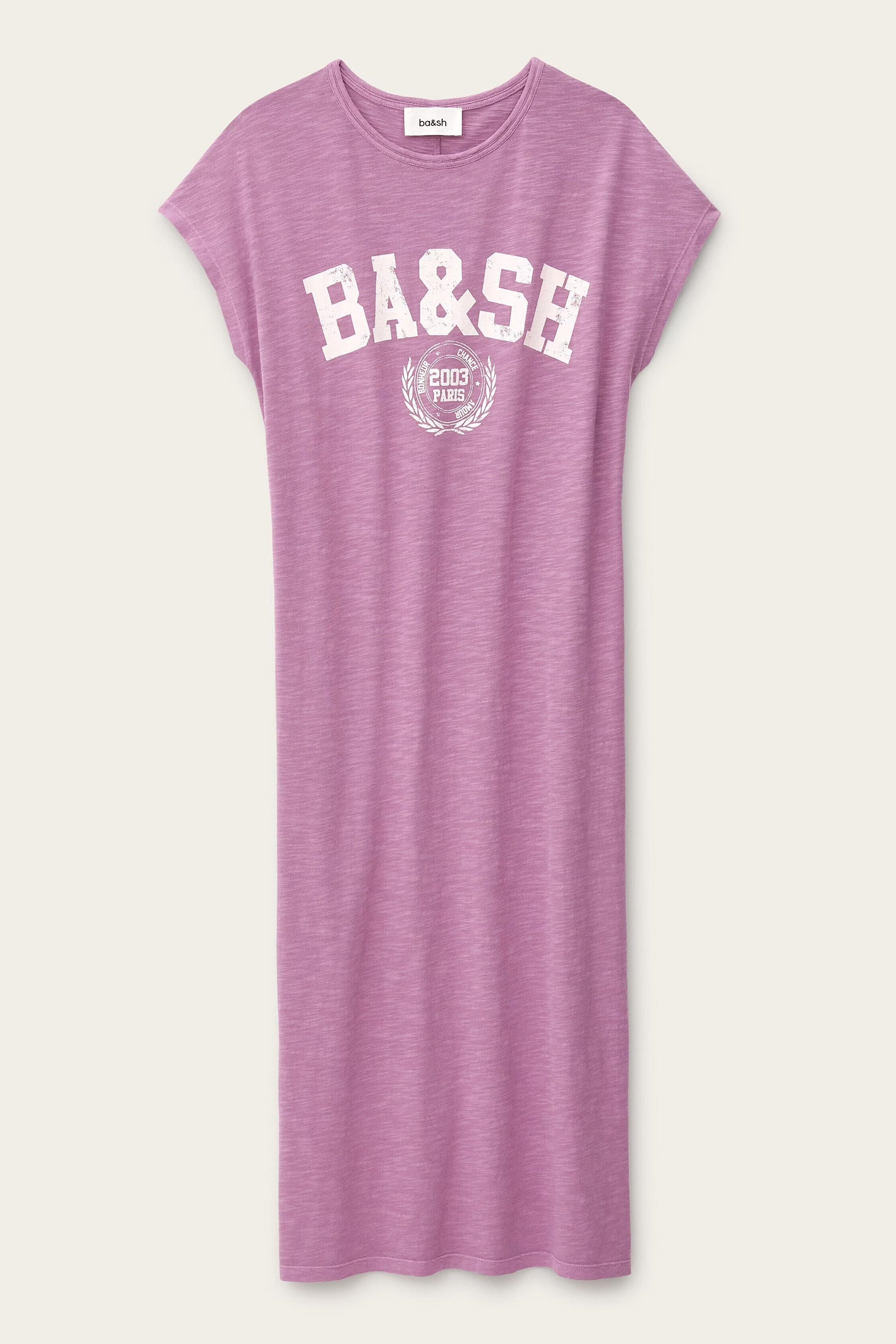 ba&sh T-Shirt Dress Civia Pink
