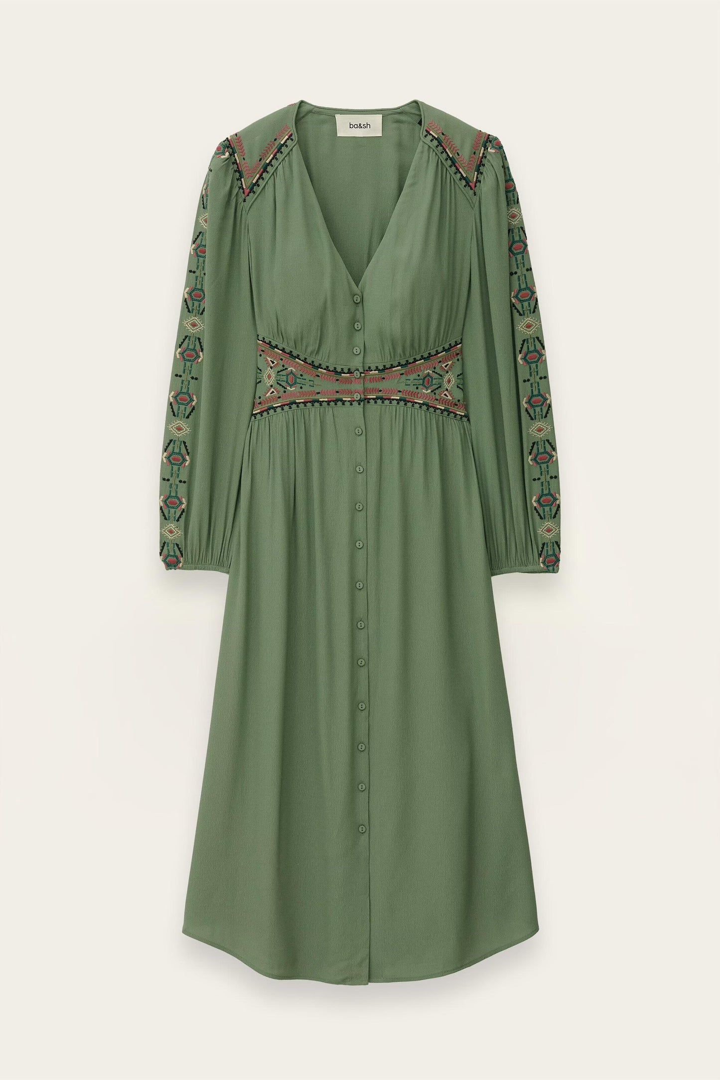 ba&sh Dress Tina Green