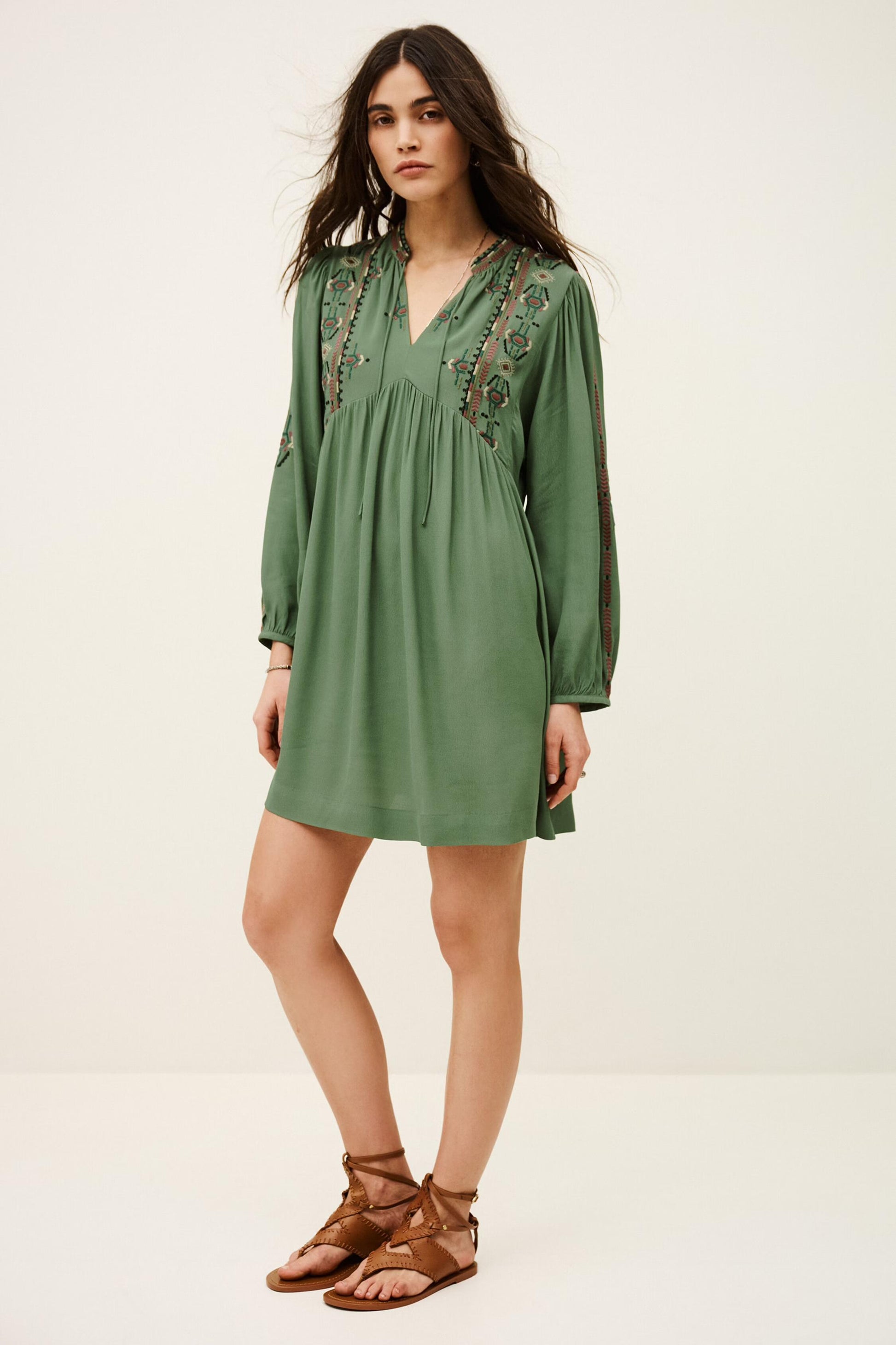 ba&sh Dress Telma Green