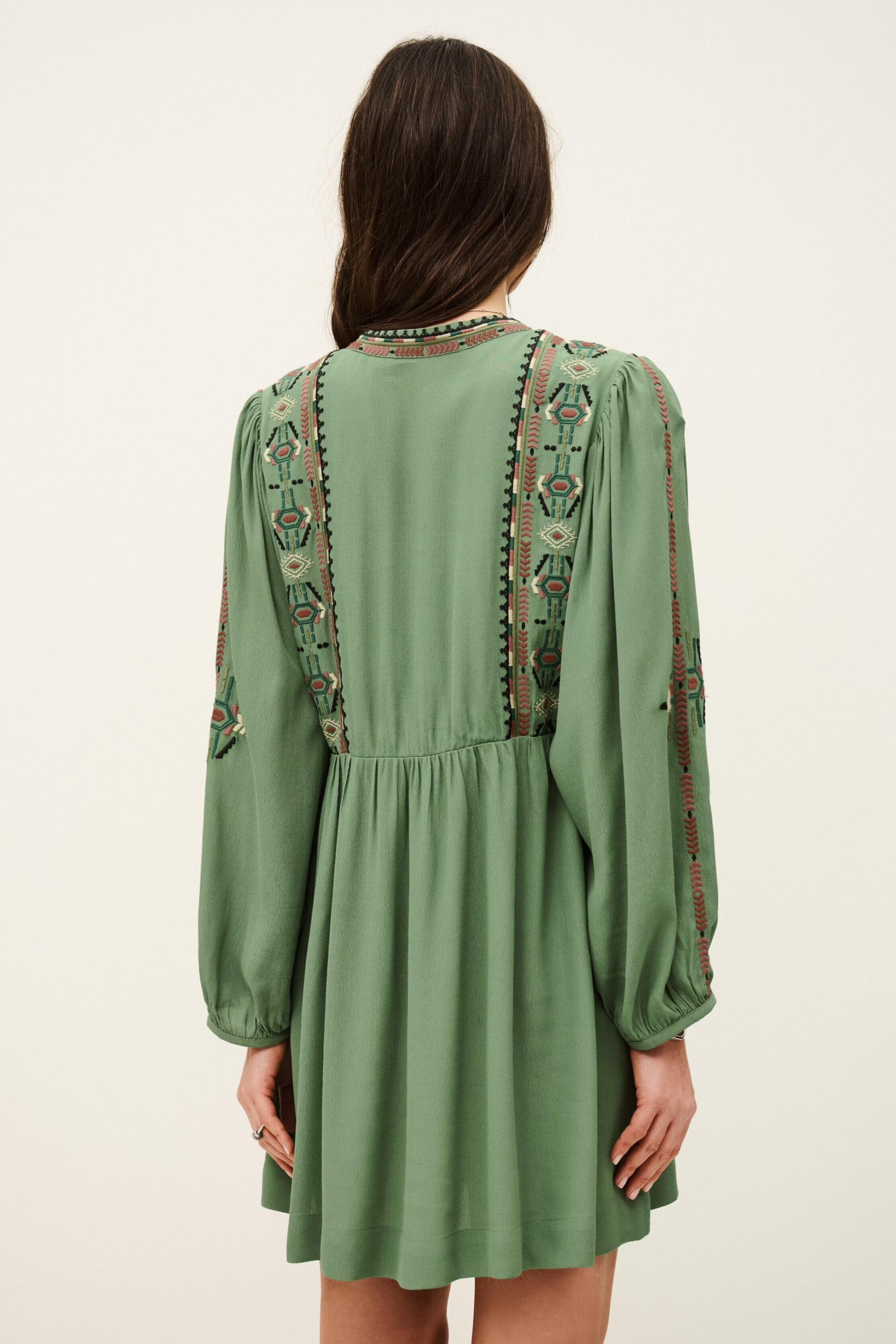 ba&sh Dress Telma Green