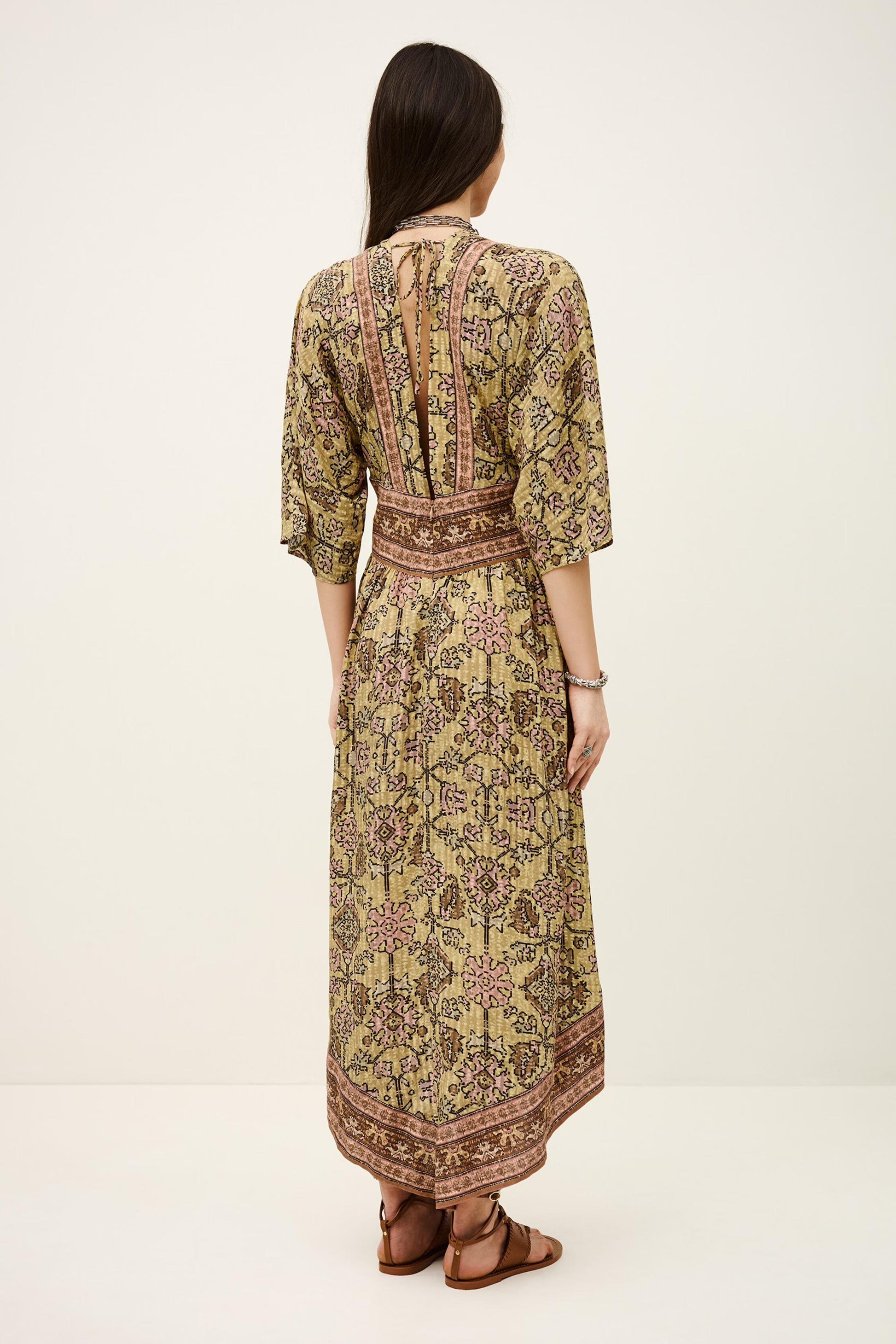 ba&sh Midi Dress Pipa Yellow