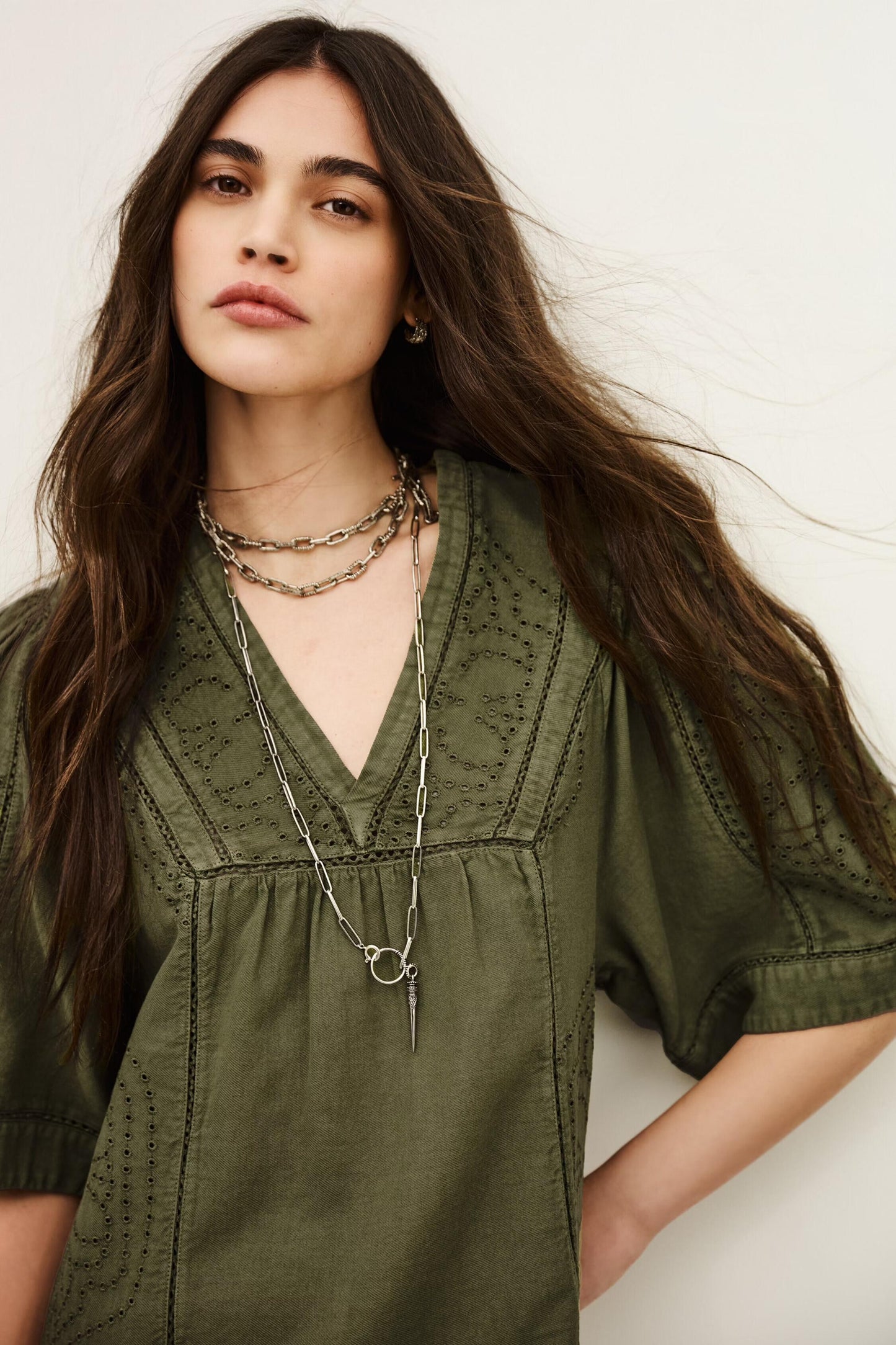 ba&sh Mini Dress Gina Green