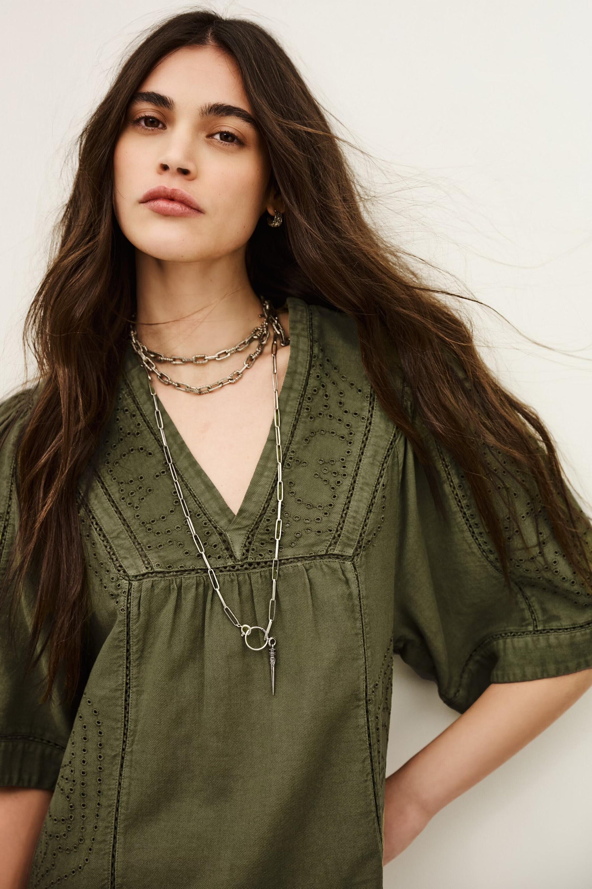 ba&sh Mini Dress Gina Green