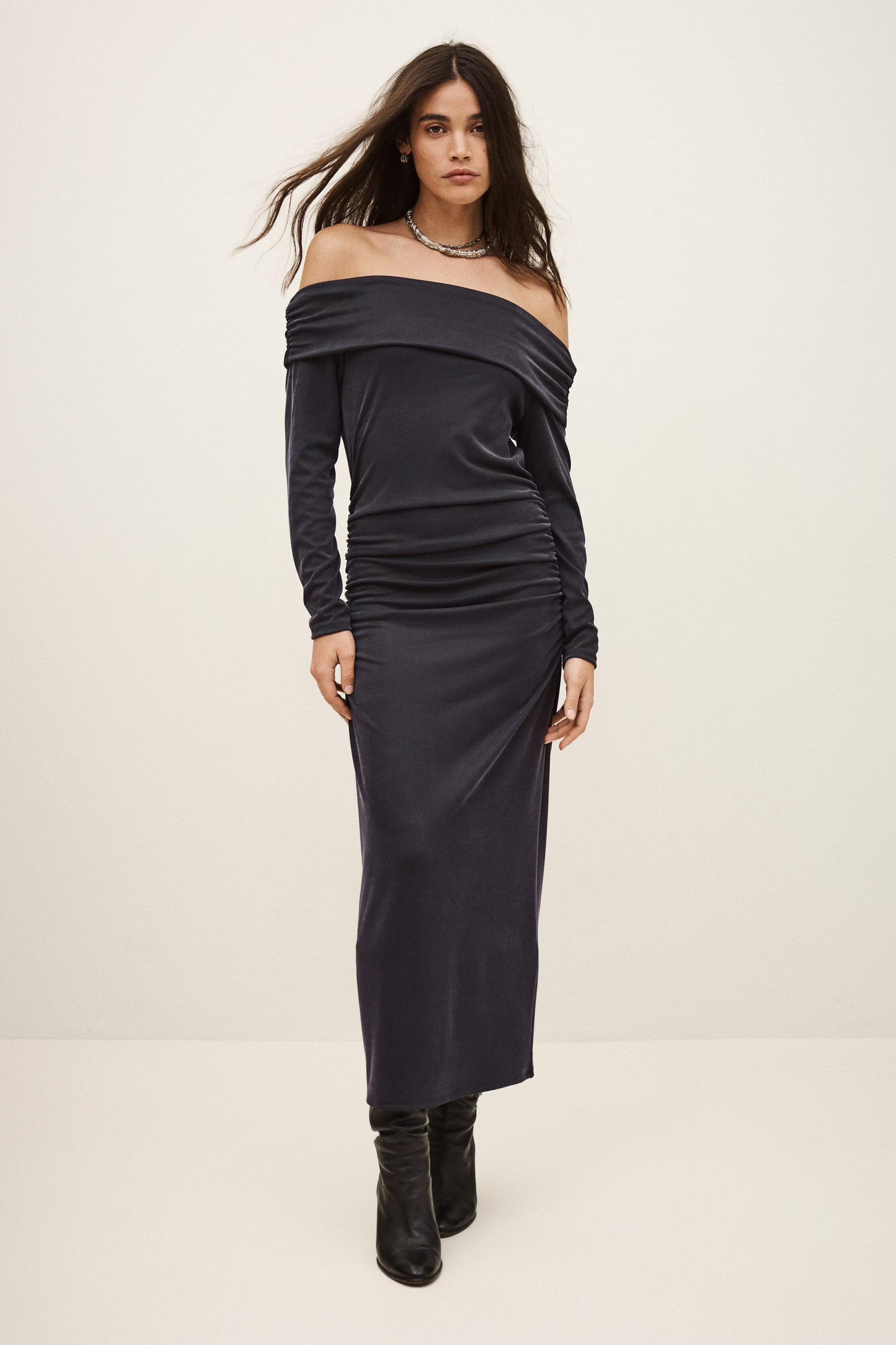 ba&sh Dress Bettina Blue