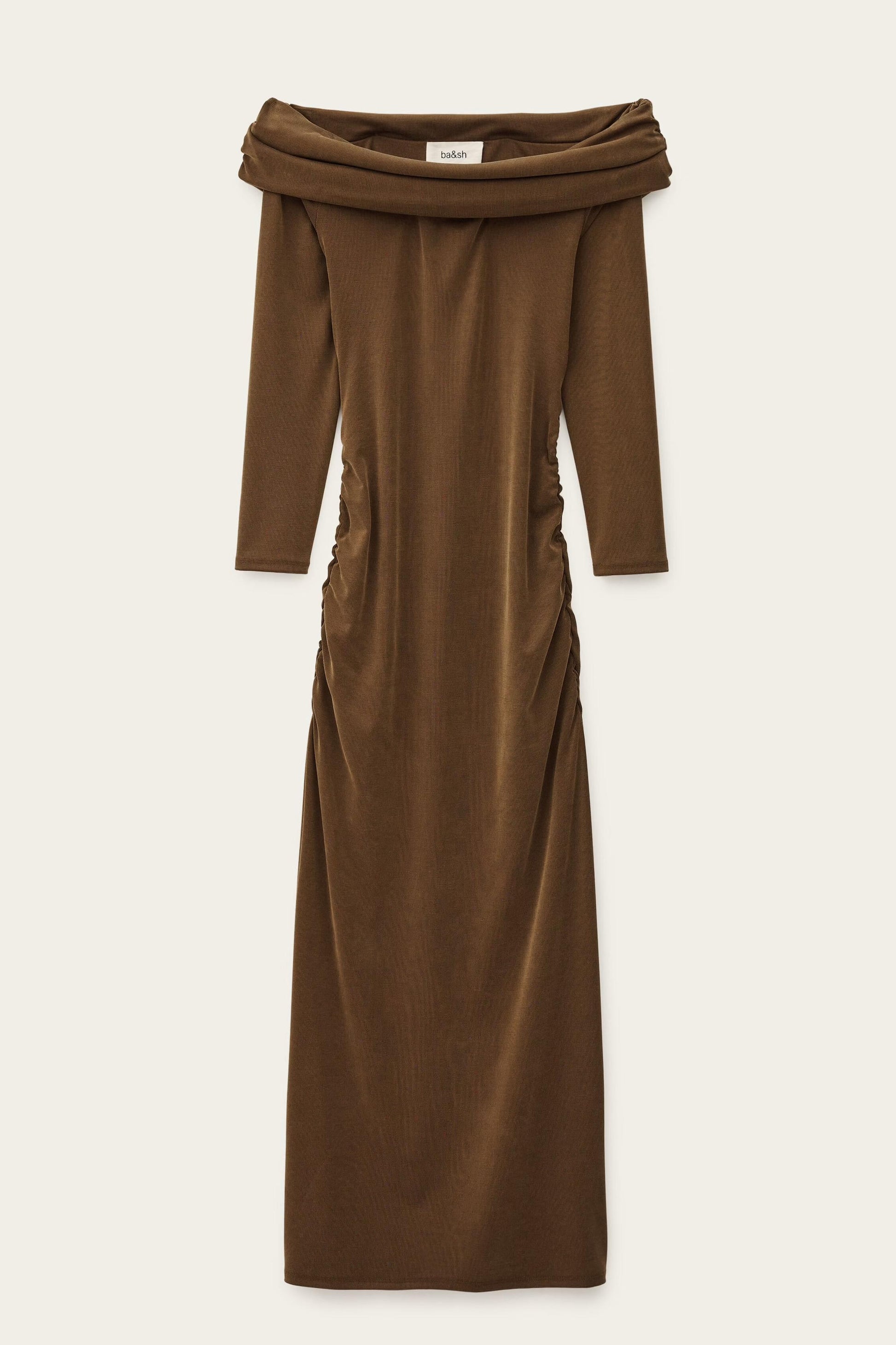 ba&sh Dress Bettina Brown