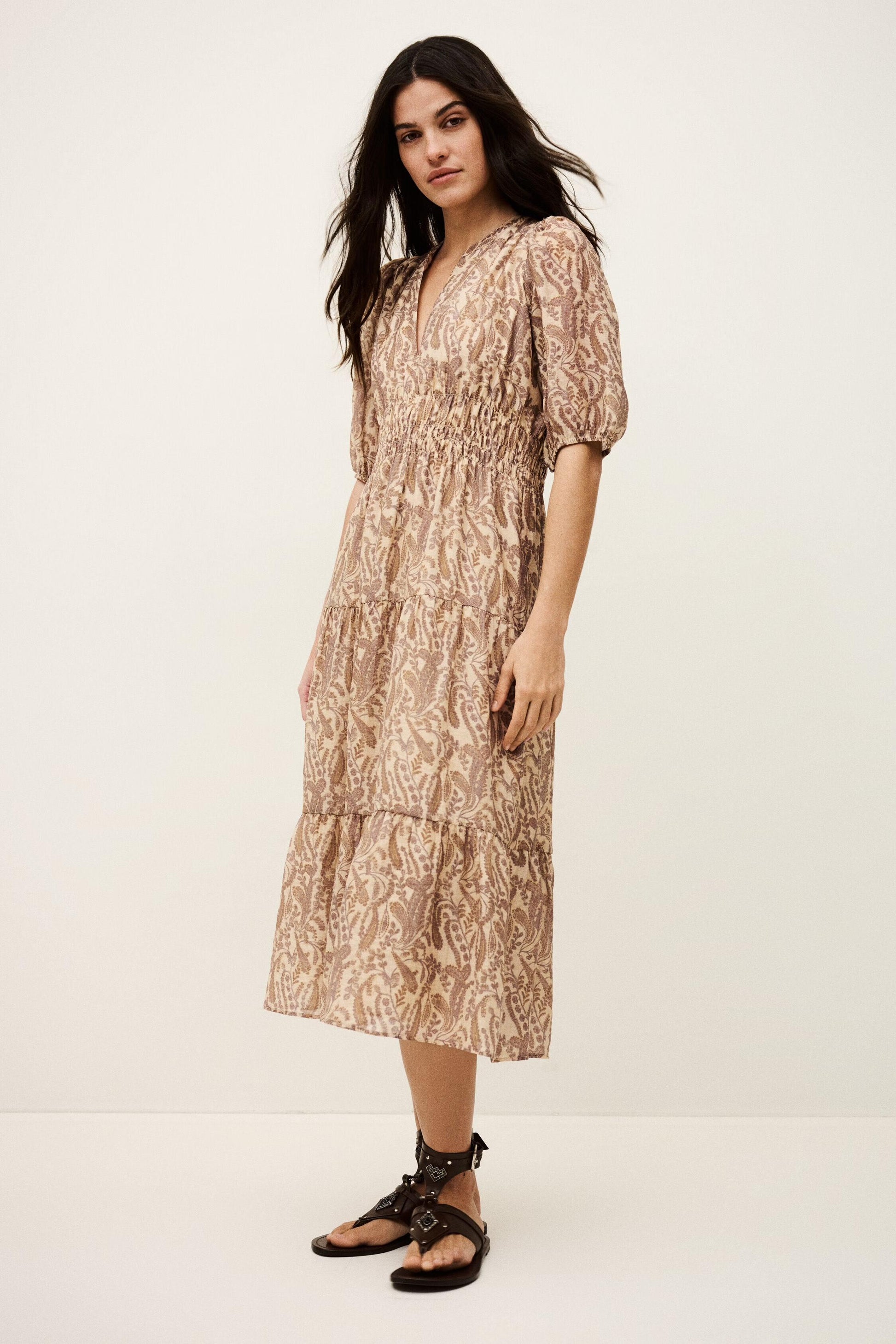 ba&sh Dress Tanyssa Off-White