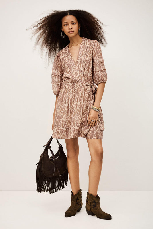 ba&sh Dress Teodora Off-White