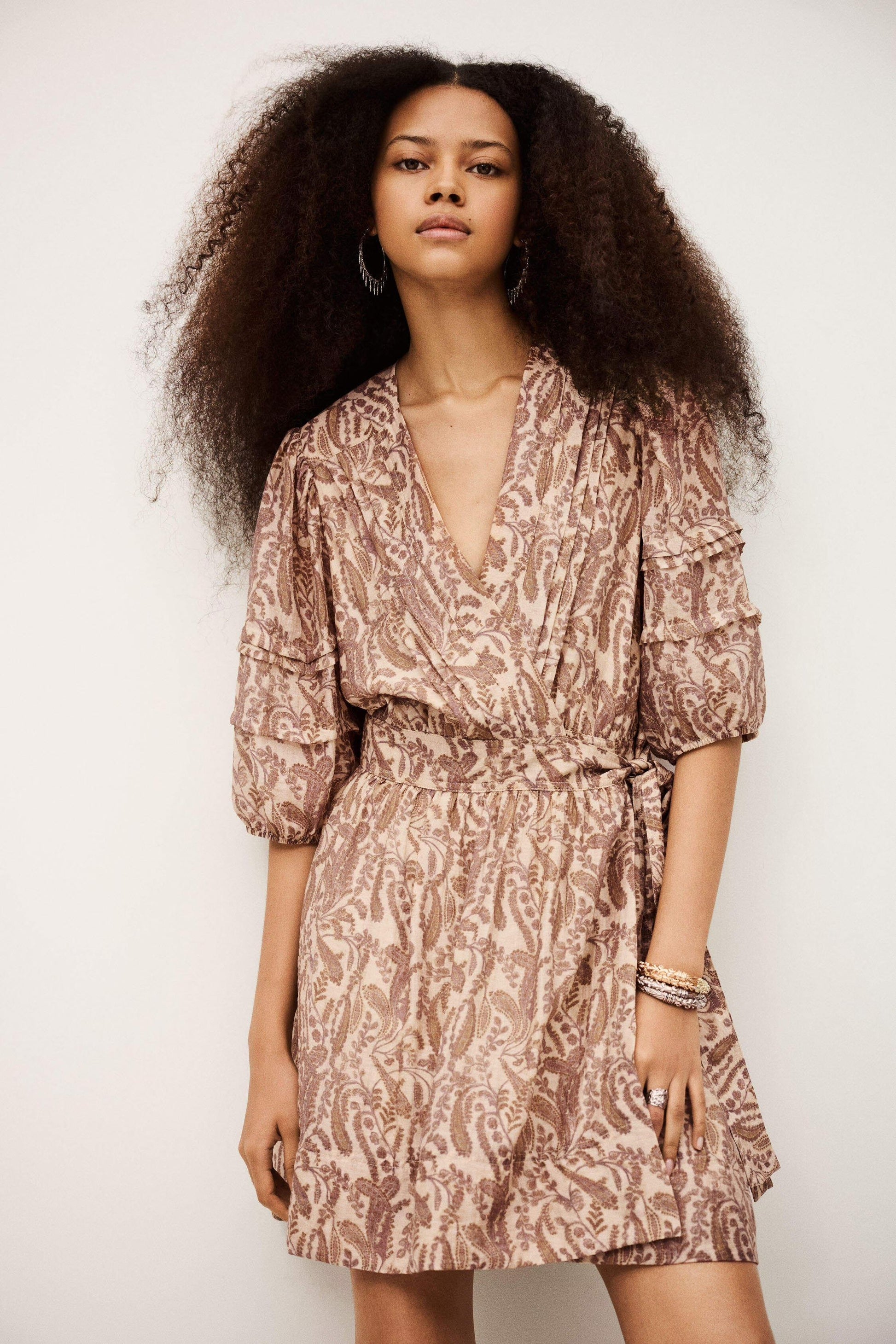 ba&sh Dress Teodora Off-White
