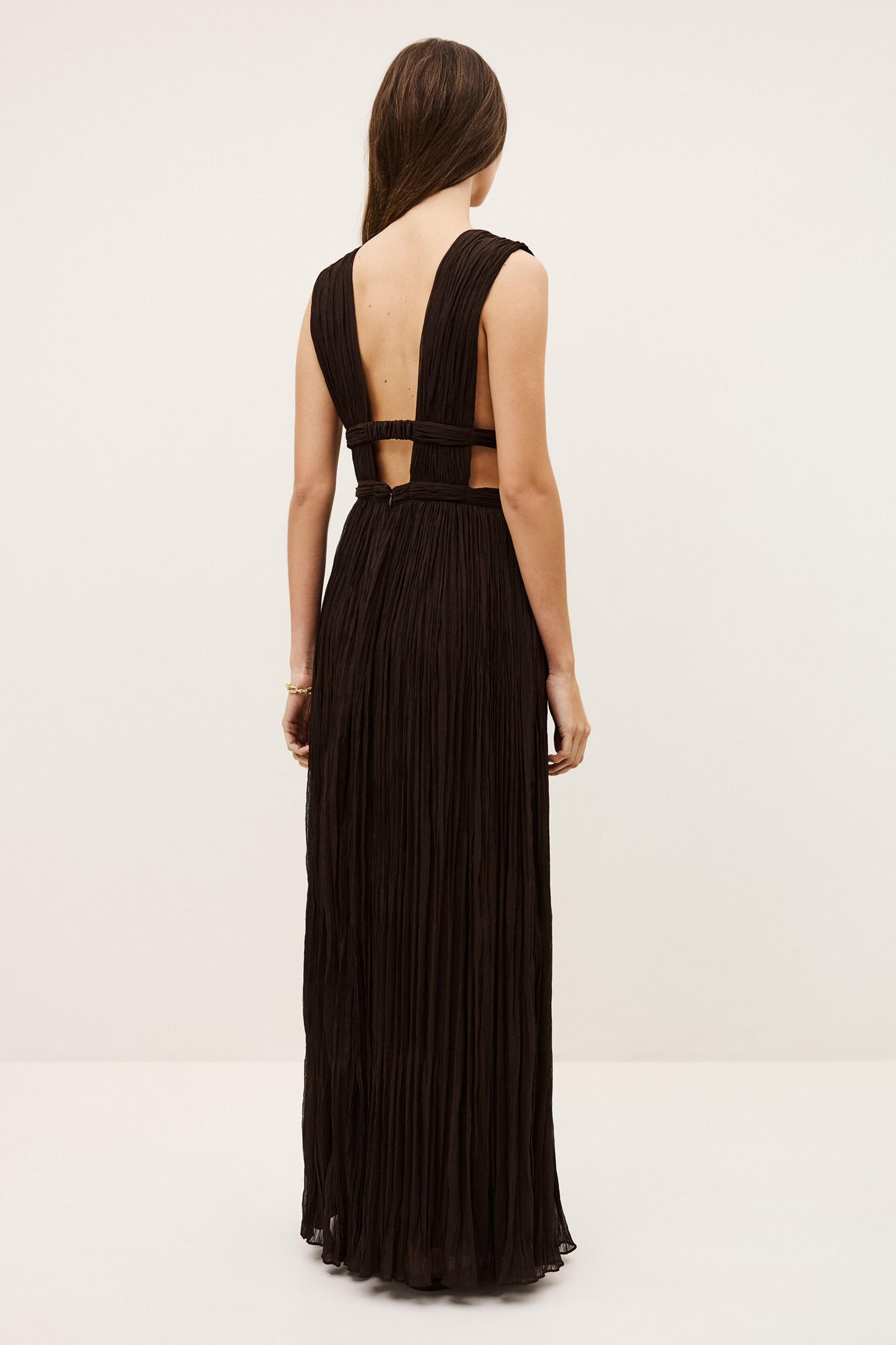 ba&sh Maxi Dress Tania Brown