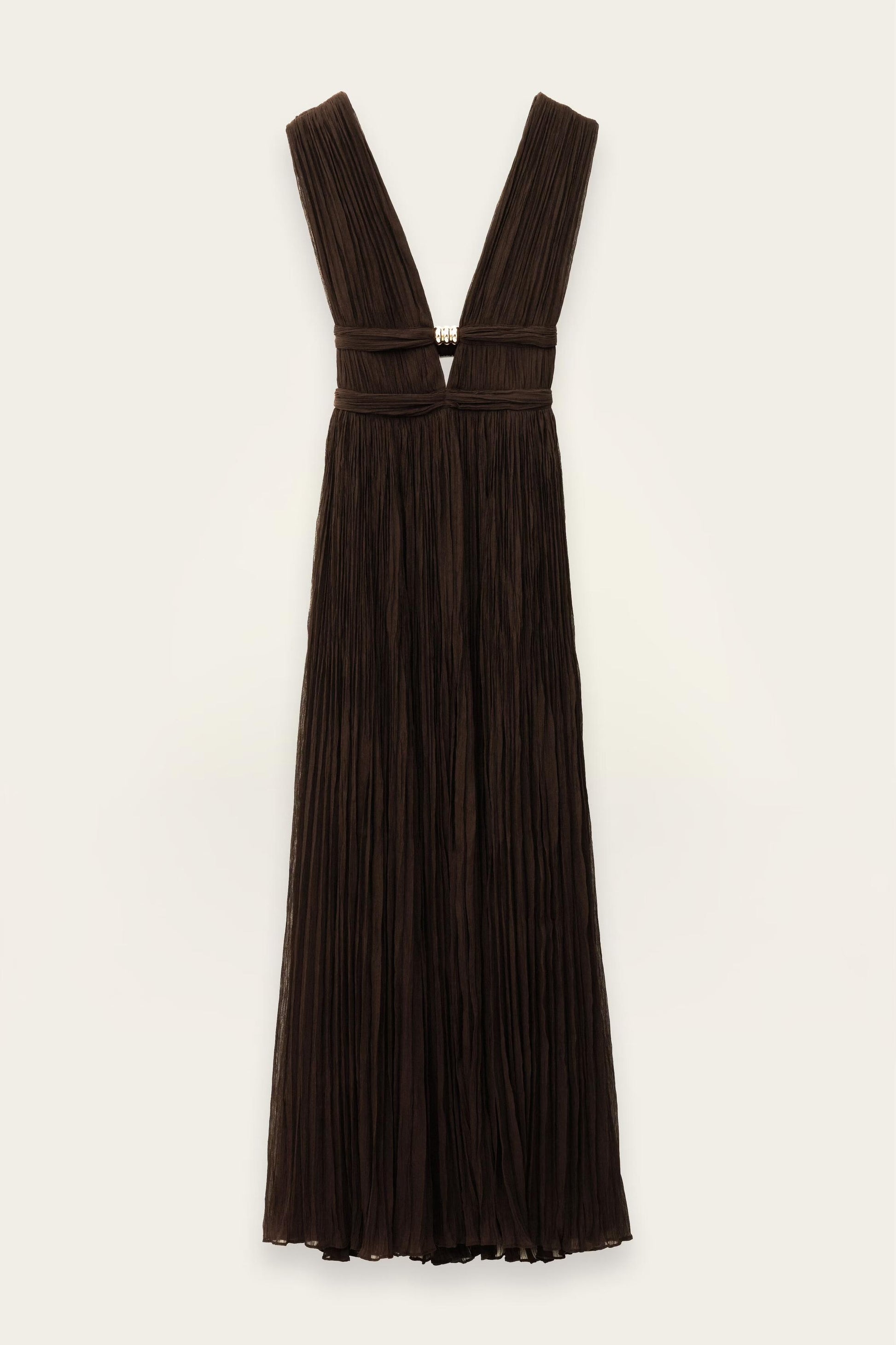 ba&sh Maxi Dress Tania Brown