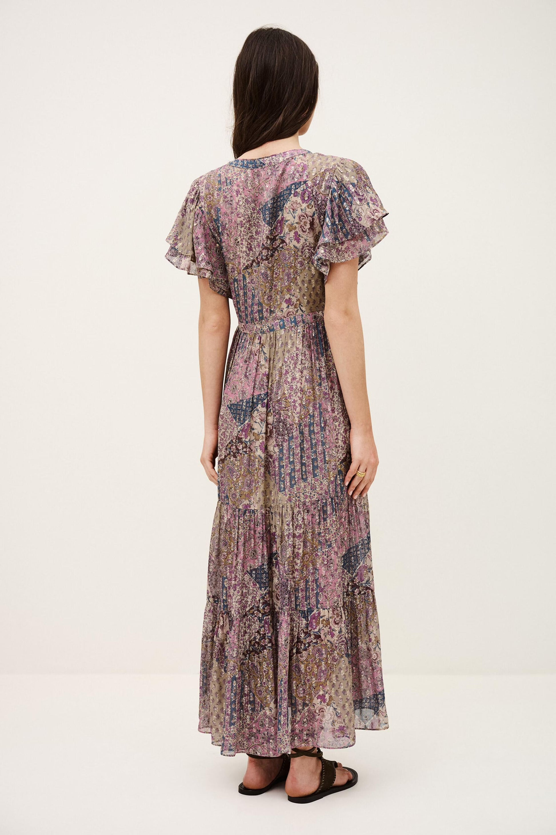 ba&sh Midi Dress Pareta Pink
