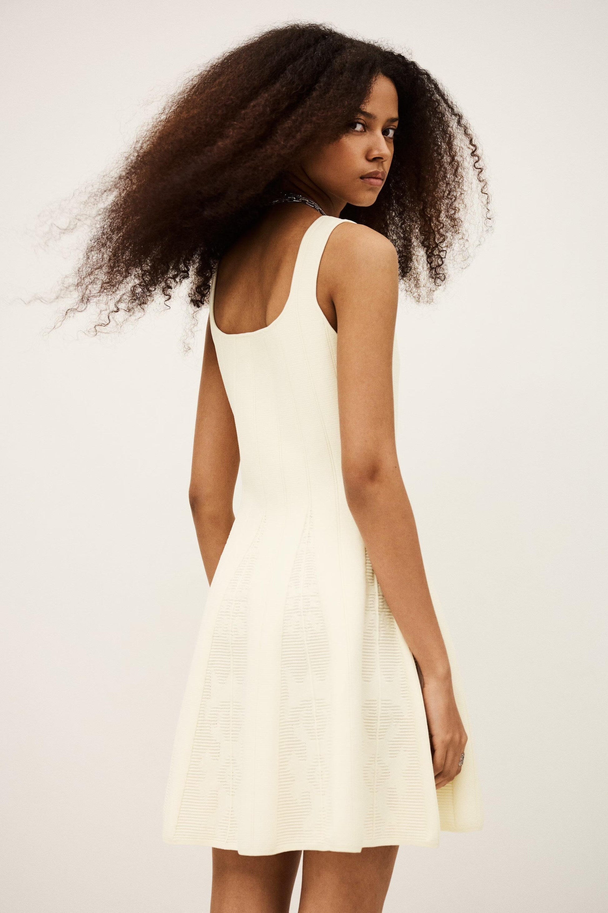 ba&sh Mini Dress Cattana Off-White