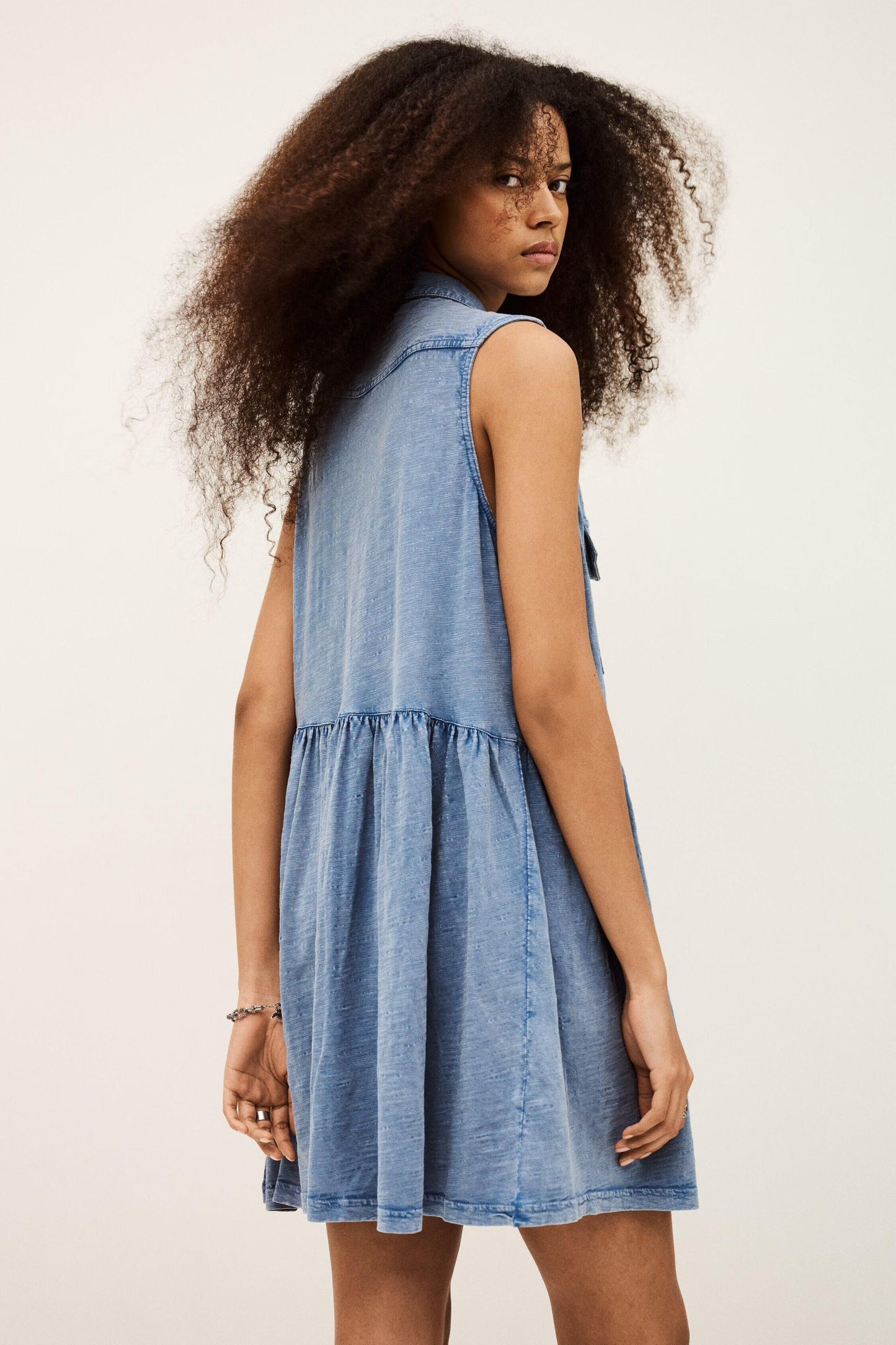 ba&sh Shirt Dress Ilona Blue