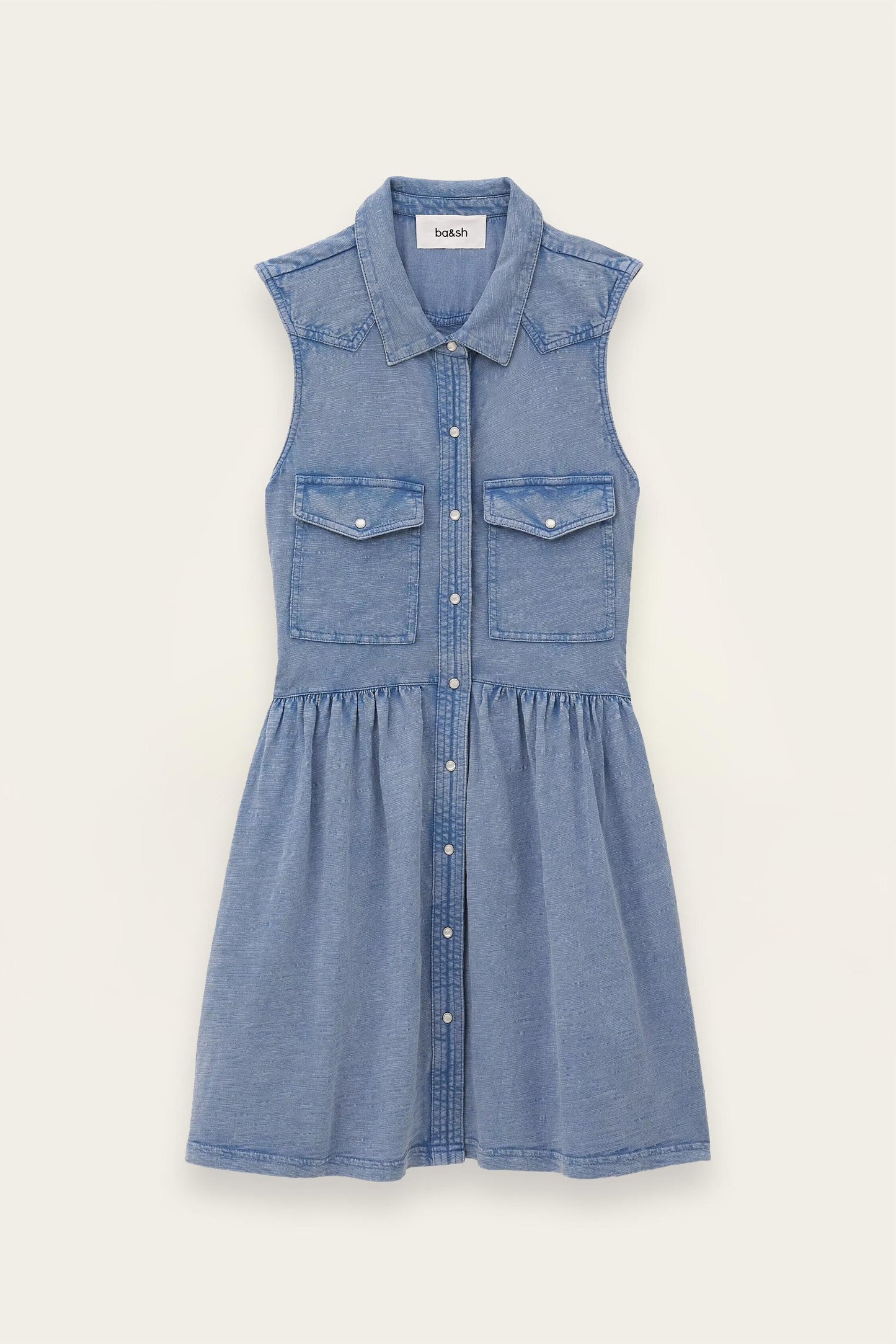 ba&sh Shirt Dress Ilona Blue