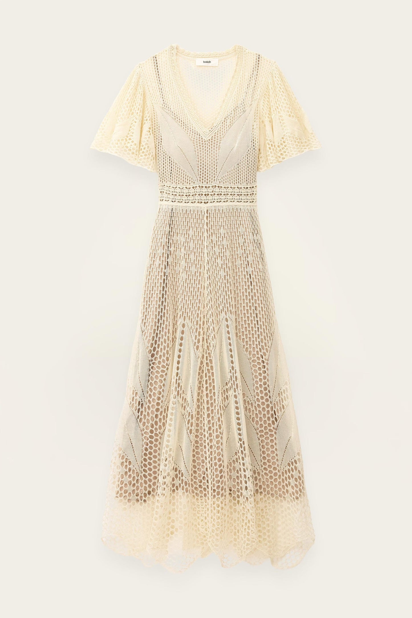 ba&sh Dress Umia Yellow