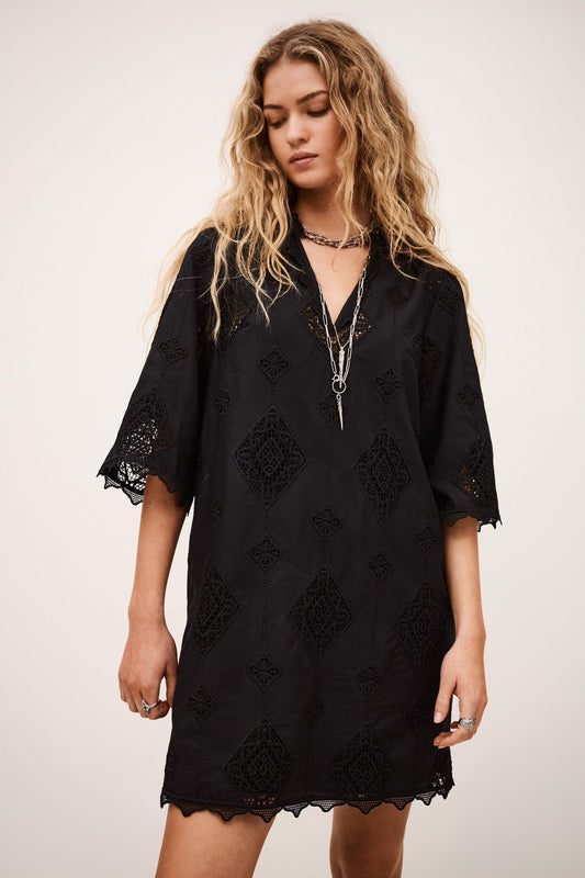 ba&sh Mini Dress Malo Black