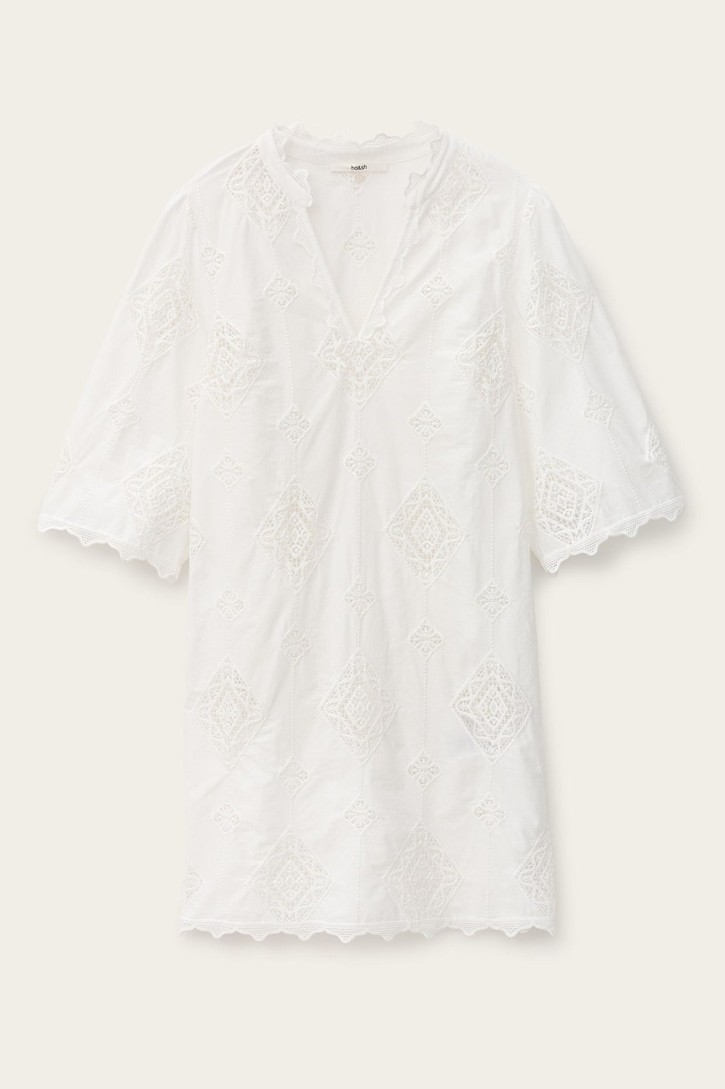 ba&sh Mini Dress Malo Off-White