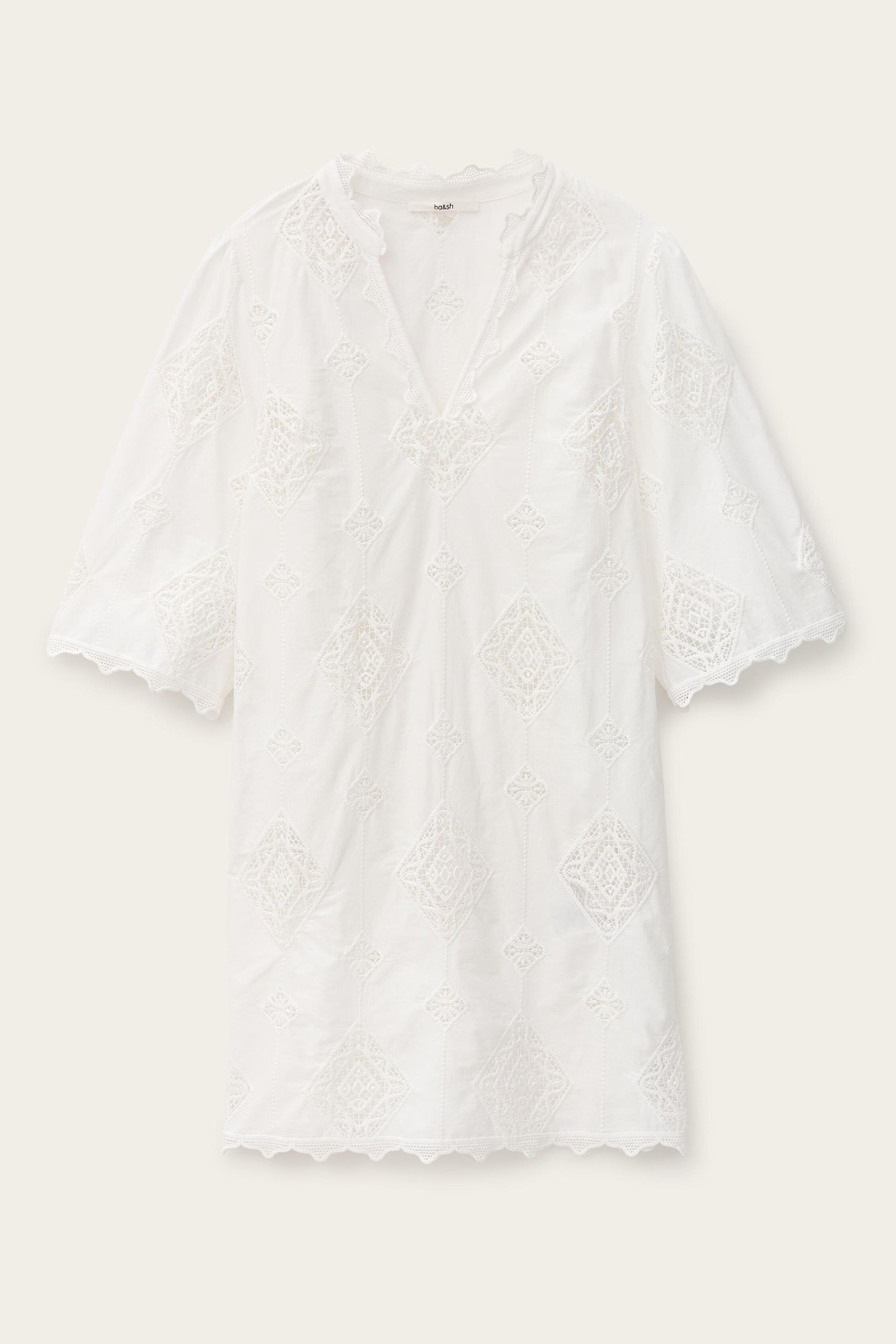 ba&sh Mini Dress Malo Off-White
