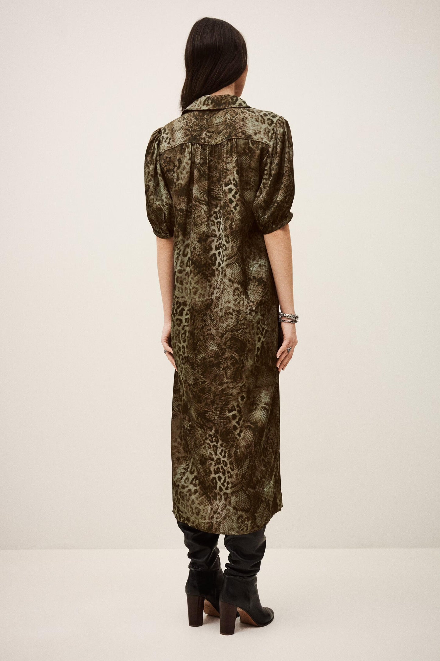 ba&sh Dress Corma Green